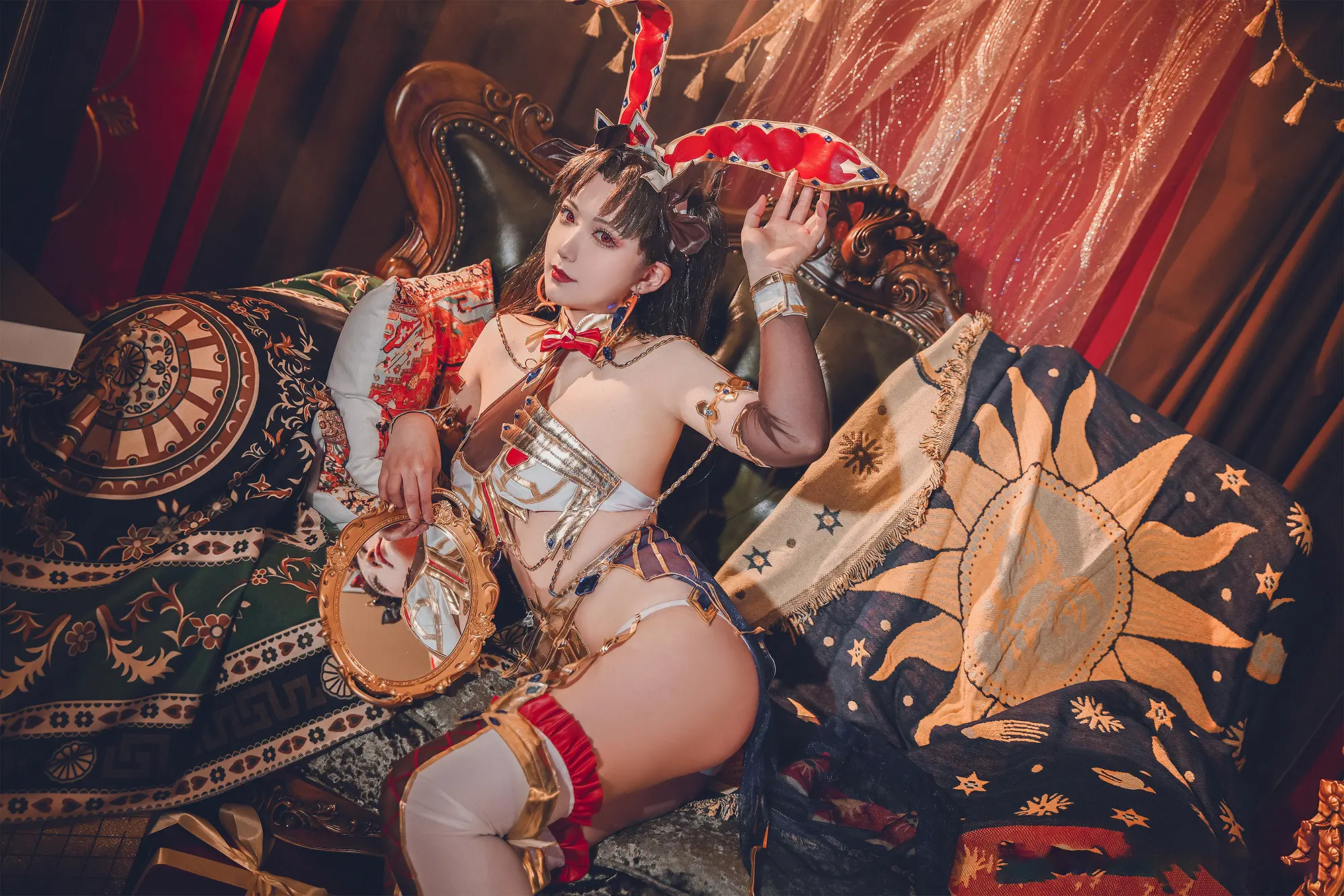 《FGO》伊什塔尔•兔女郎同人cosplay-公众号小姨ai