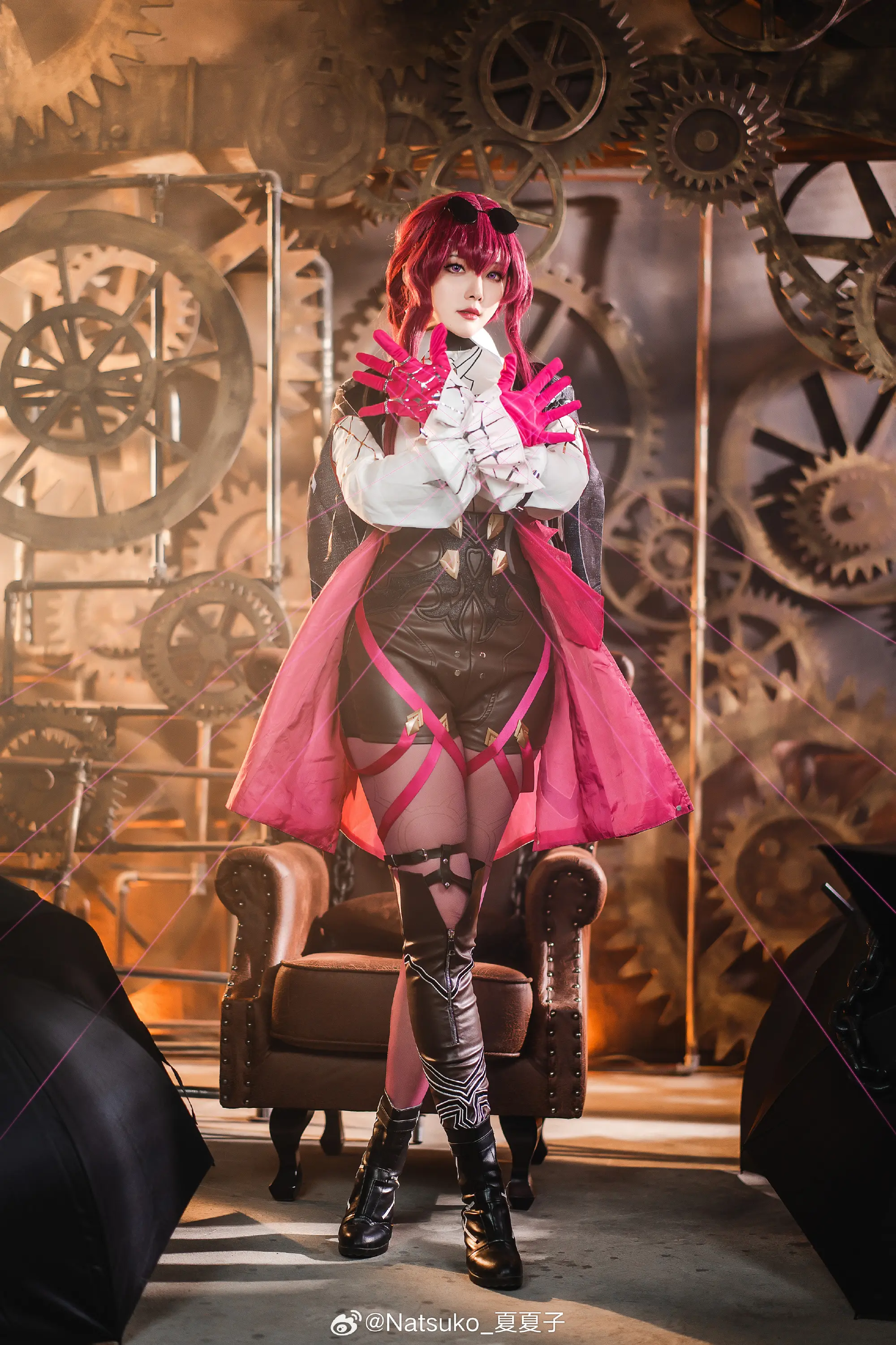 动漫Coser@Natsuko_夏夏子 星穹铁道卡芙卡-公众号小姨ai