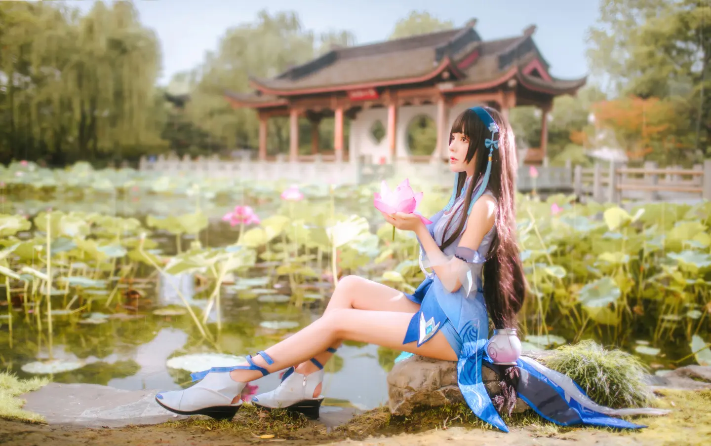 王者荣耀 西施cosplay-公众号小姨ai