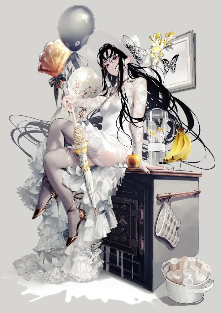 【P站画师】P站官网 PIXIV 鵜飼沙樹的插画作品-公众号小姨ai