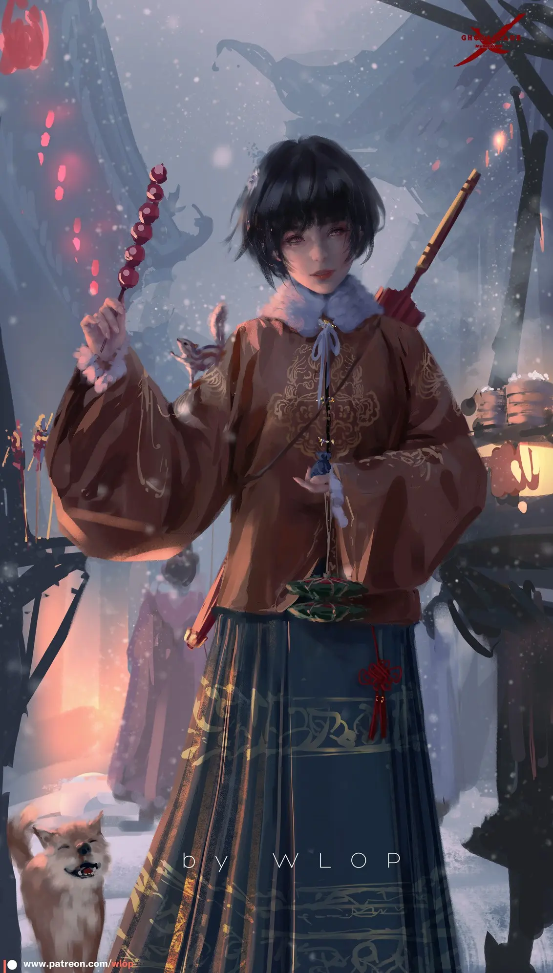 [pixiv]P站官网图集 今日大寒！-公众号小姨ai