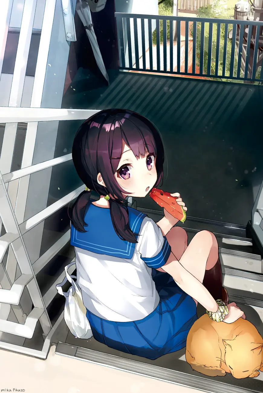 [pixiv]P站官网图集保持空杯心态.敢于归零。-公众号小姨ai