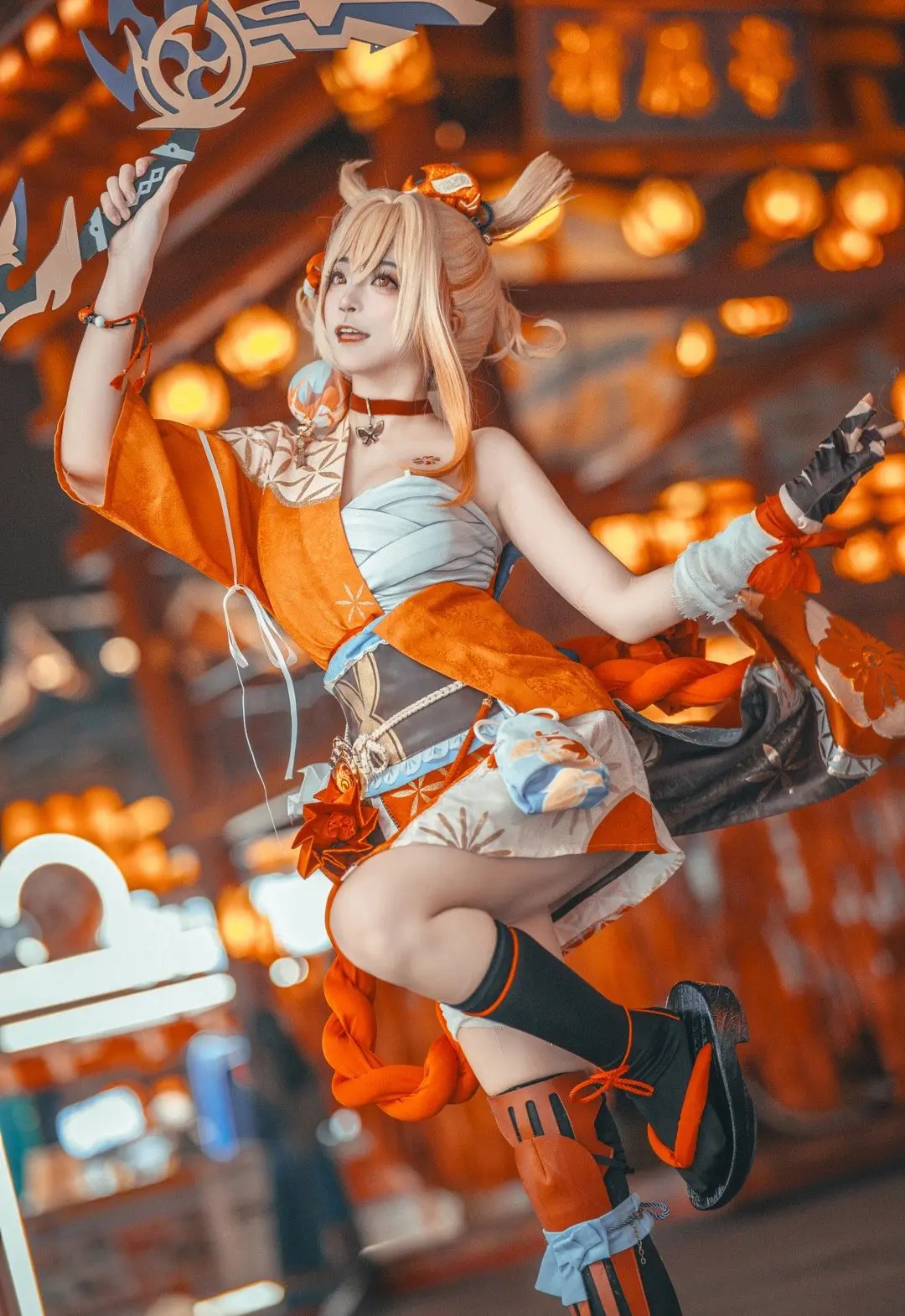 《原神》宵宫cosplay-公众号小姨ai
