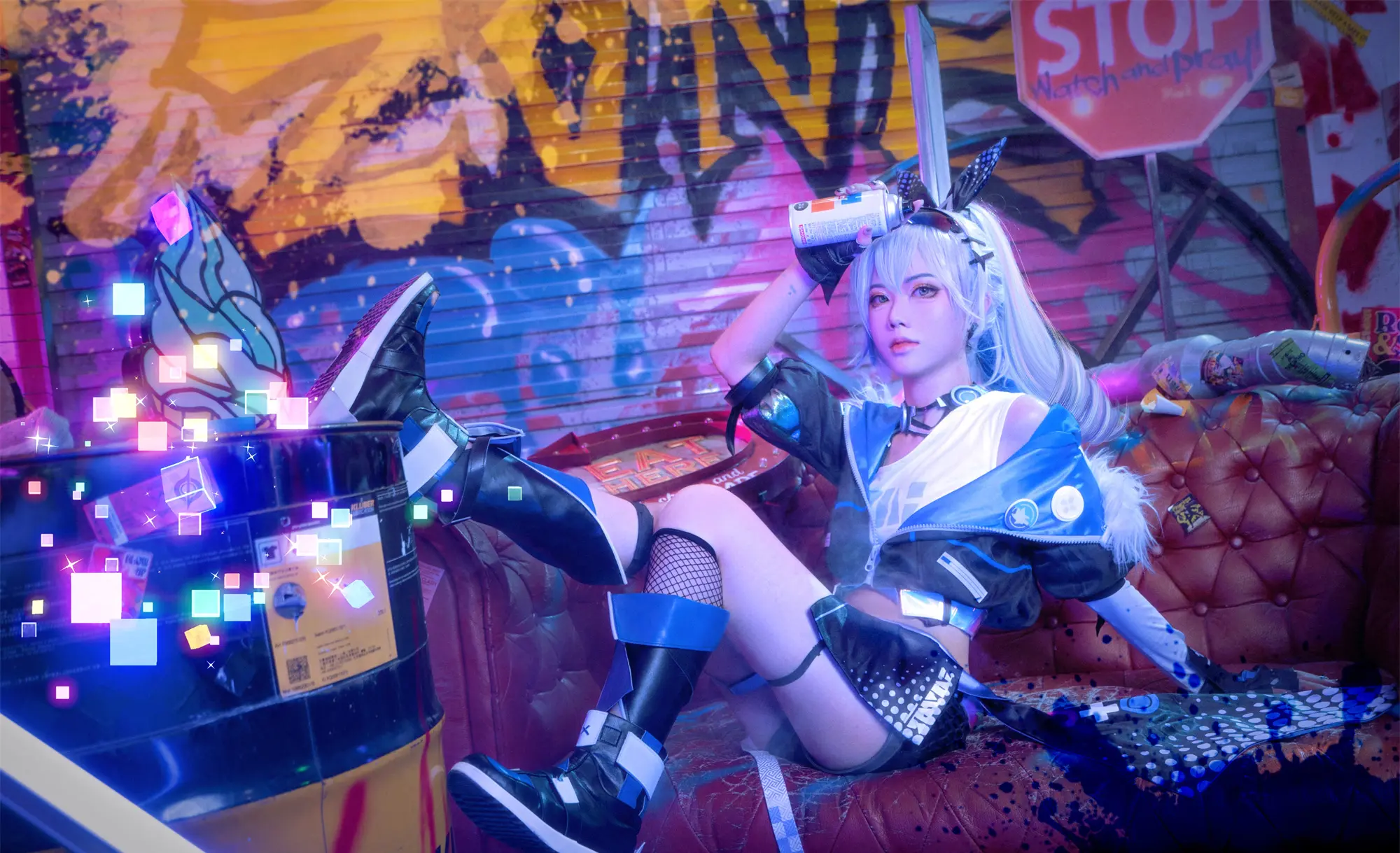 《崩坏：星穹铁道》银狼cosplay-公众号小姨ai