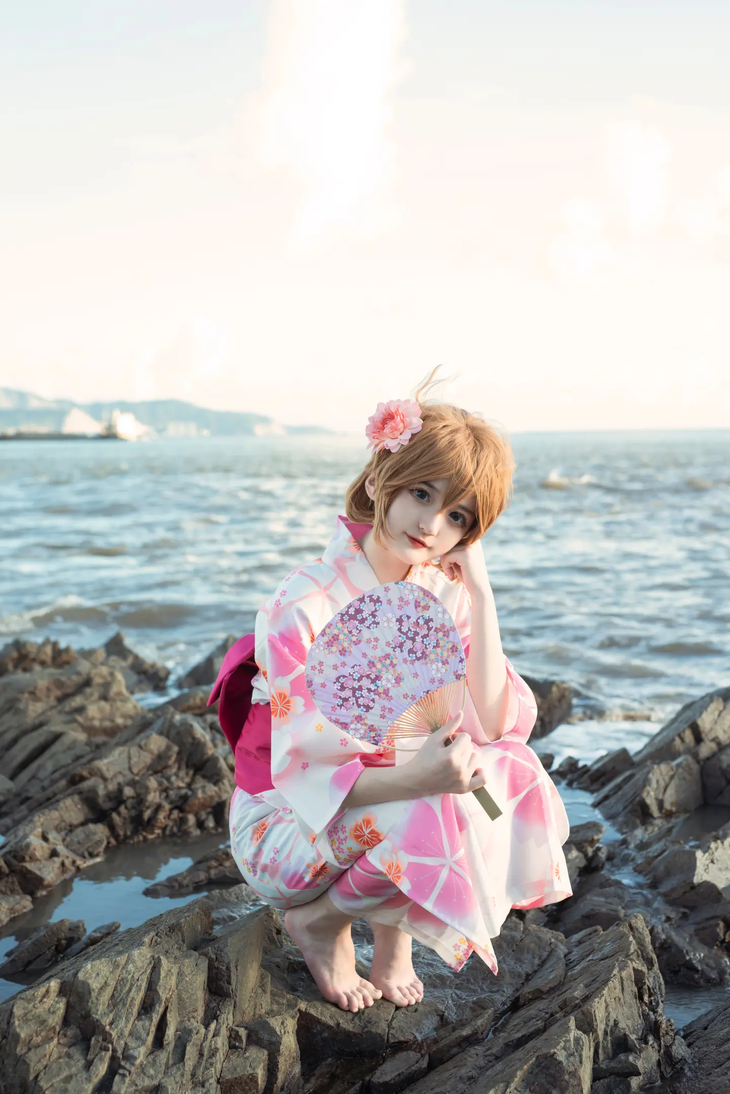 动漫Coser@宫野晴晴子（颜夕） 【名侦探柯南】灰原哀和服-公众号小姨ai