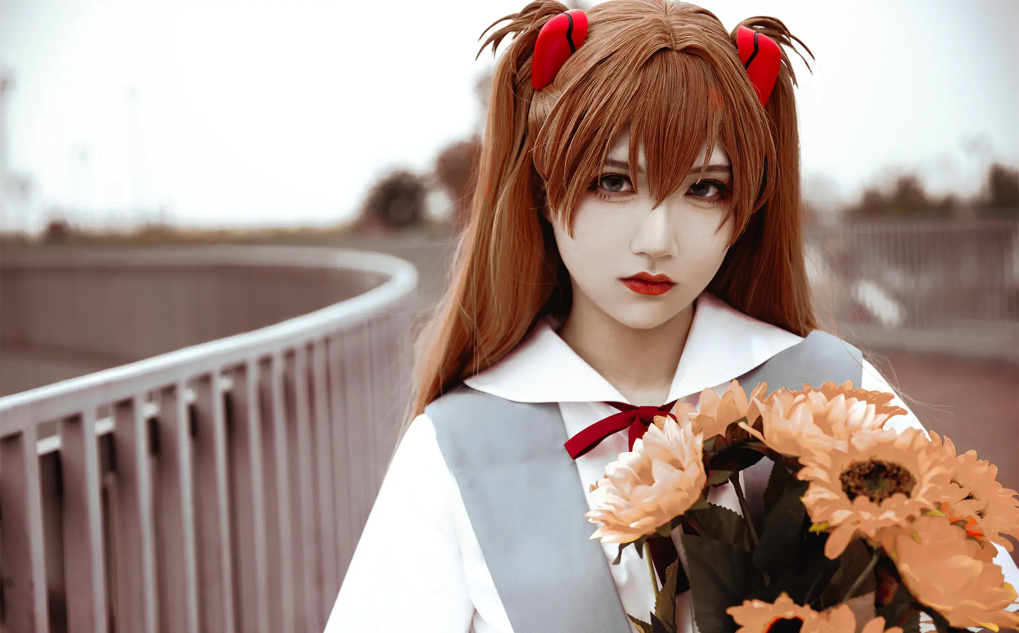 《新世纪福音战士》明日香cosplay-公众号小姨ai
