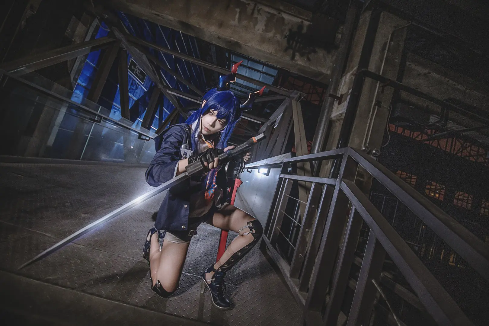 明日方舟 陈cosplay-公众号小姨ai