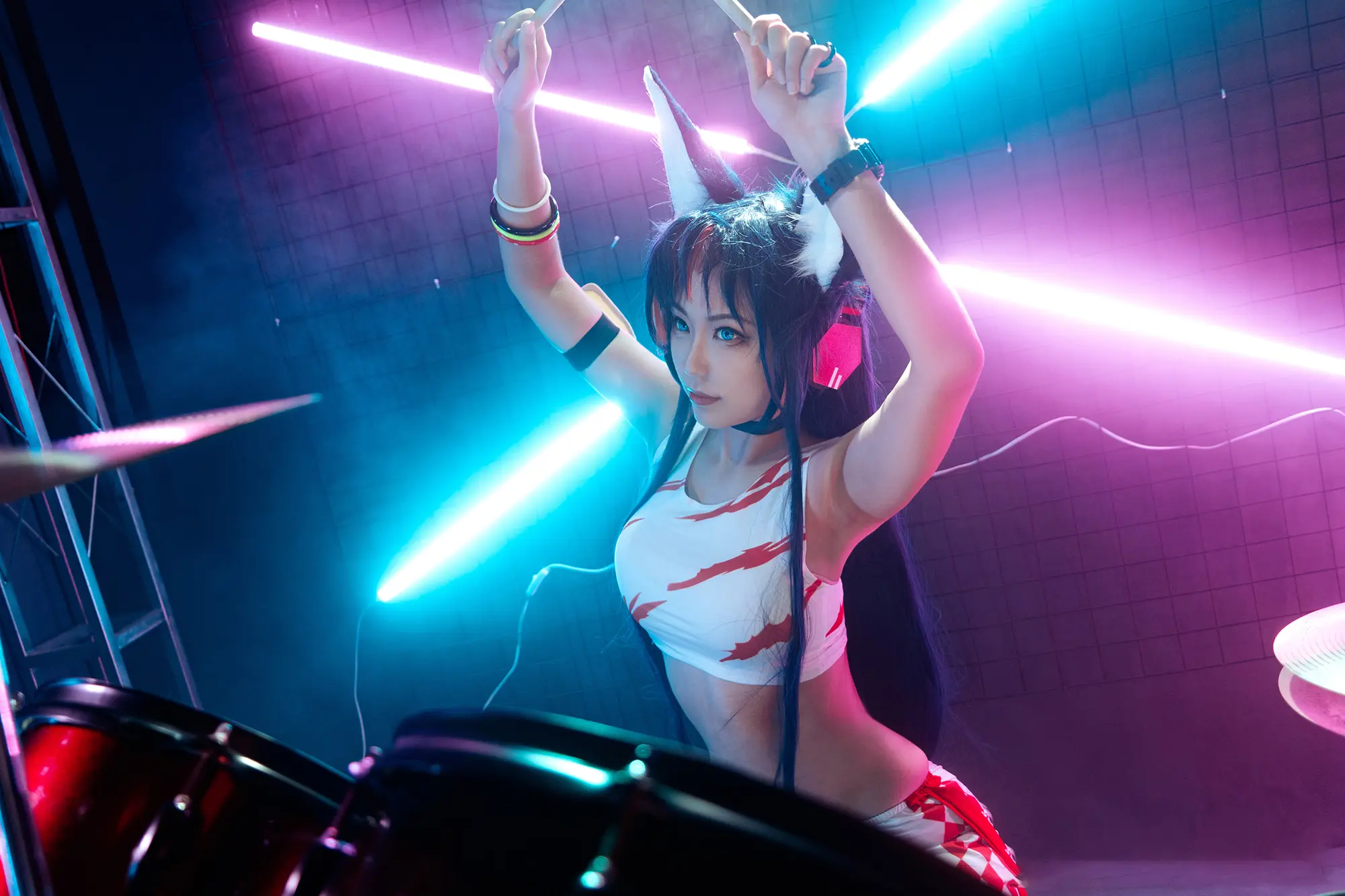 明日方舟-煌 爆裂菲林 cosplay-公众号小姨ai