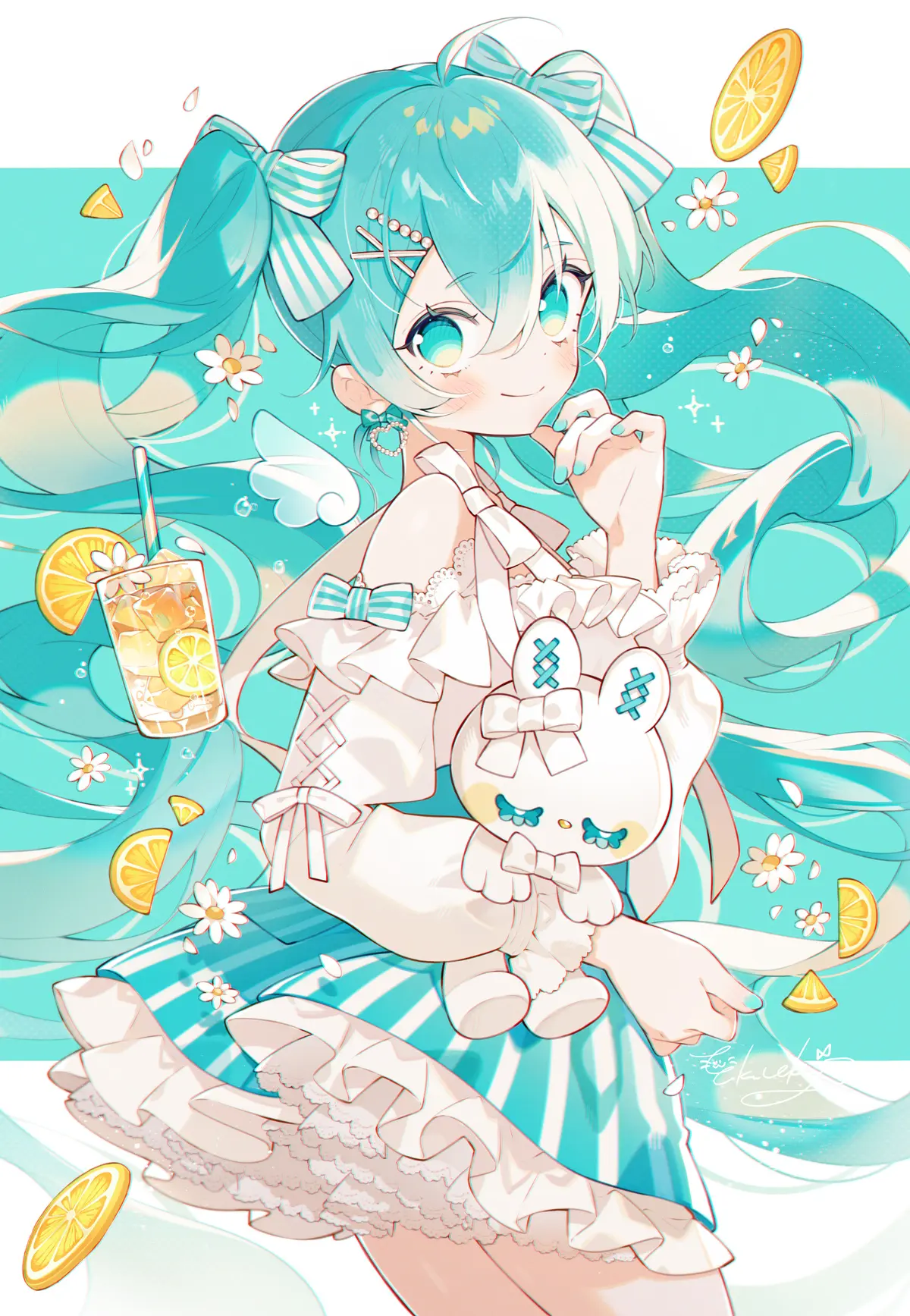 P站PIXIV 0831日推热搜美图 初音诞生日-公众号小姨ai