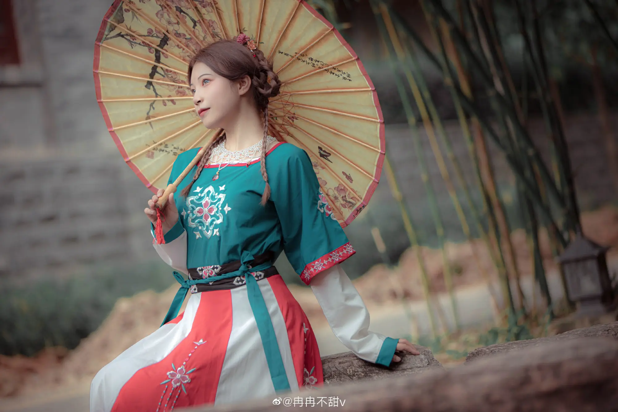 花神记——韶华 汉服私影-公众号小姨ai