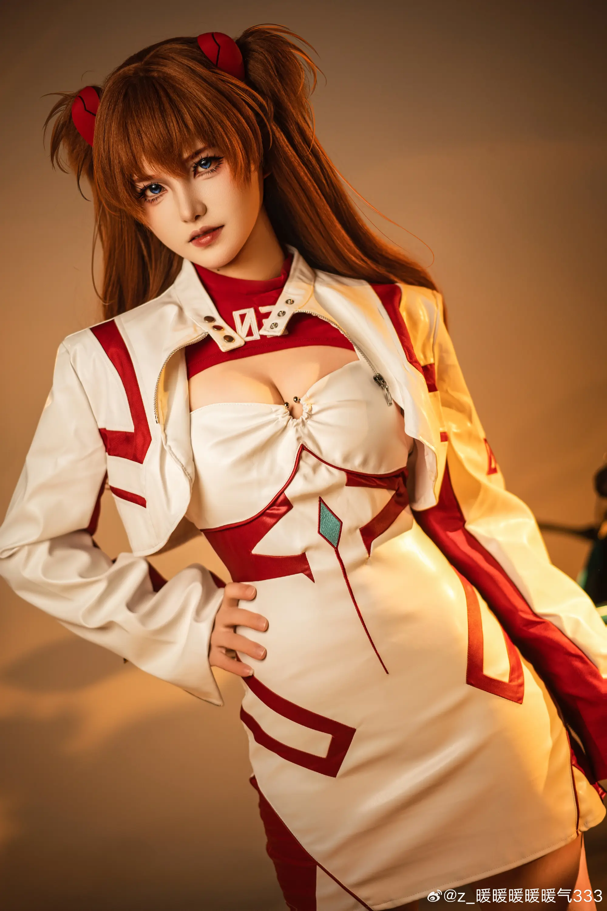 COSPLAY 新世纪福音战士 明日香同人机车@z_暖暖暖暖暖气333-公众号小姨ai