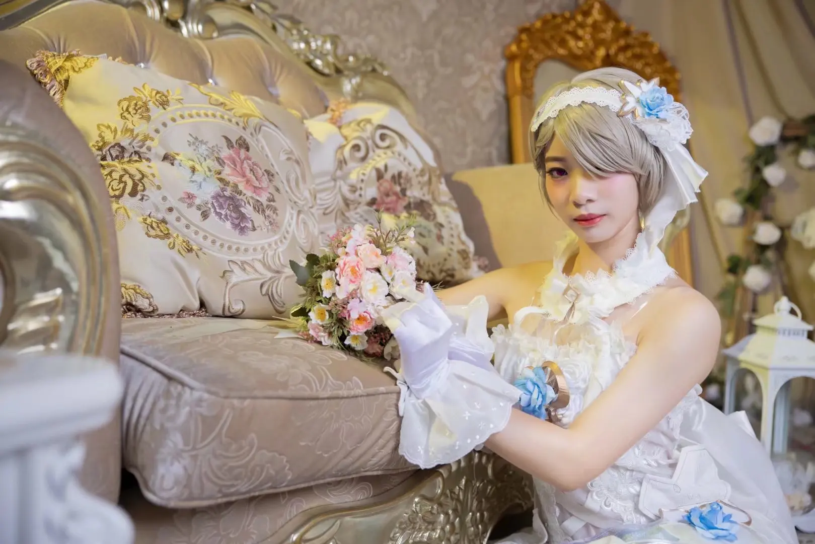 【崩坏3】丽塔•洛丝薇瑟 蔷薇誓言cosplay-公众号小姨ai