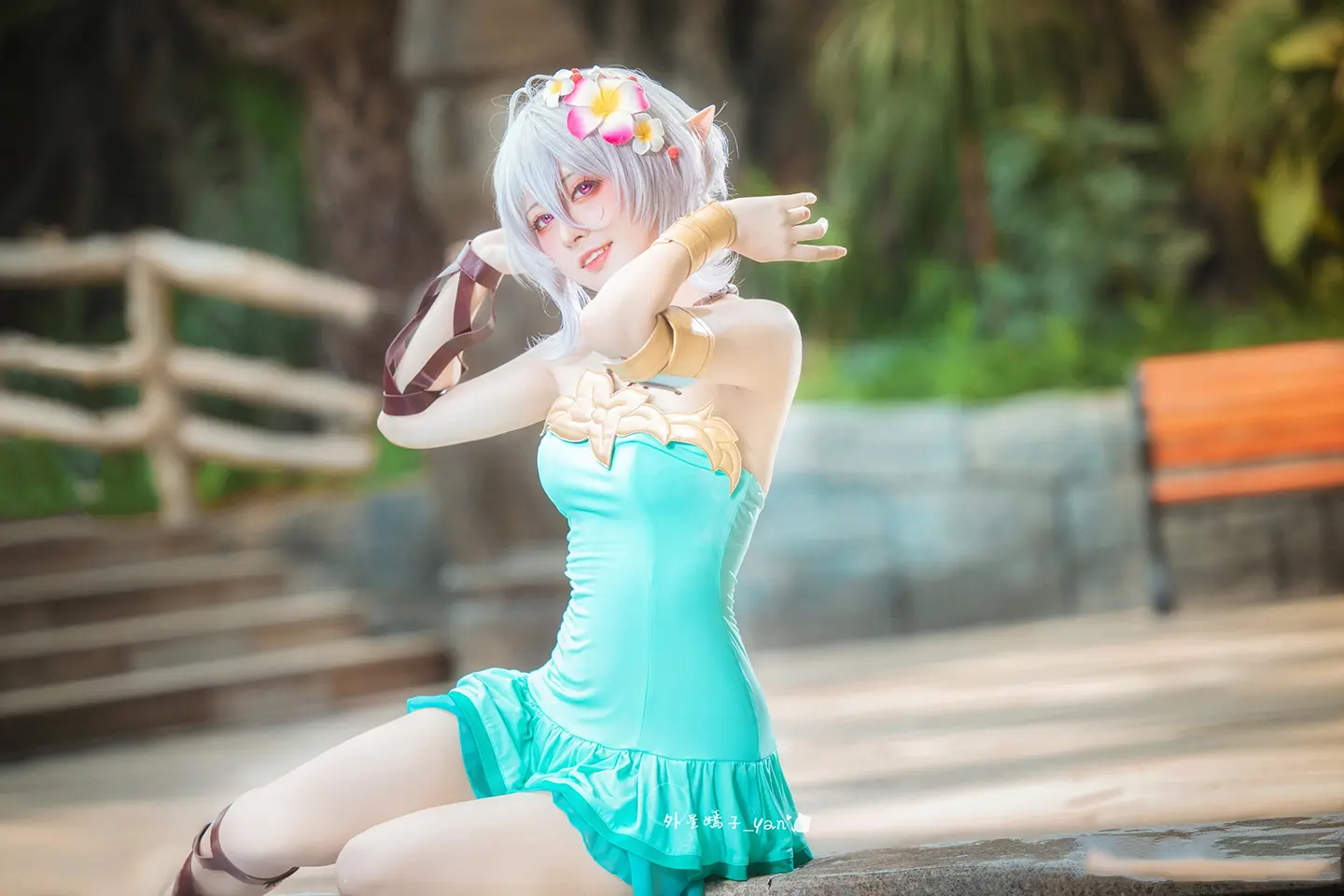 《公主连结》可可萝泳装cosplay-公众号小姨ai