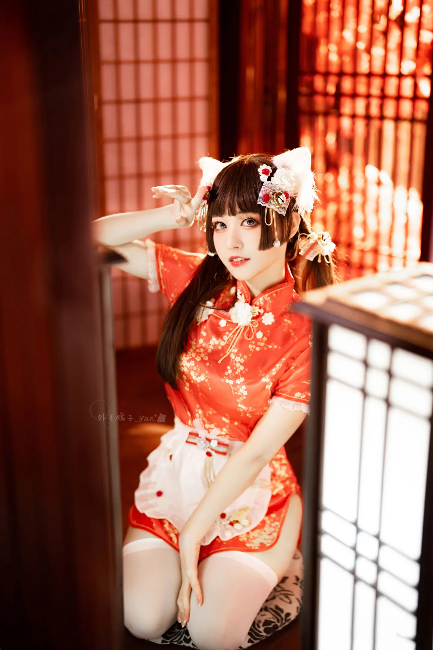 动漫Coser@外星嫣子_Yan可爱旗袍娘-公众号小姨ai