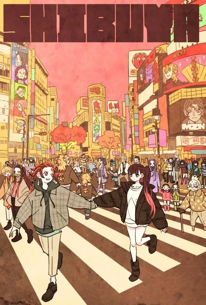 鬼灭之刃现代风，画风太好看了吧！！Twitter：ryosuketarou