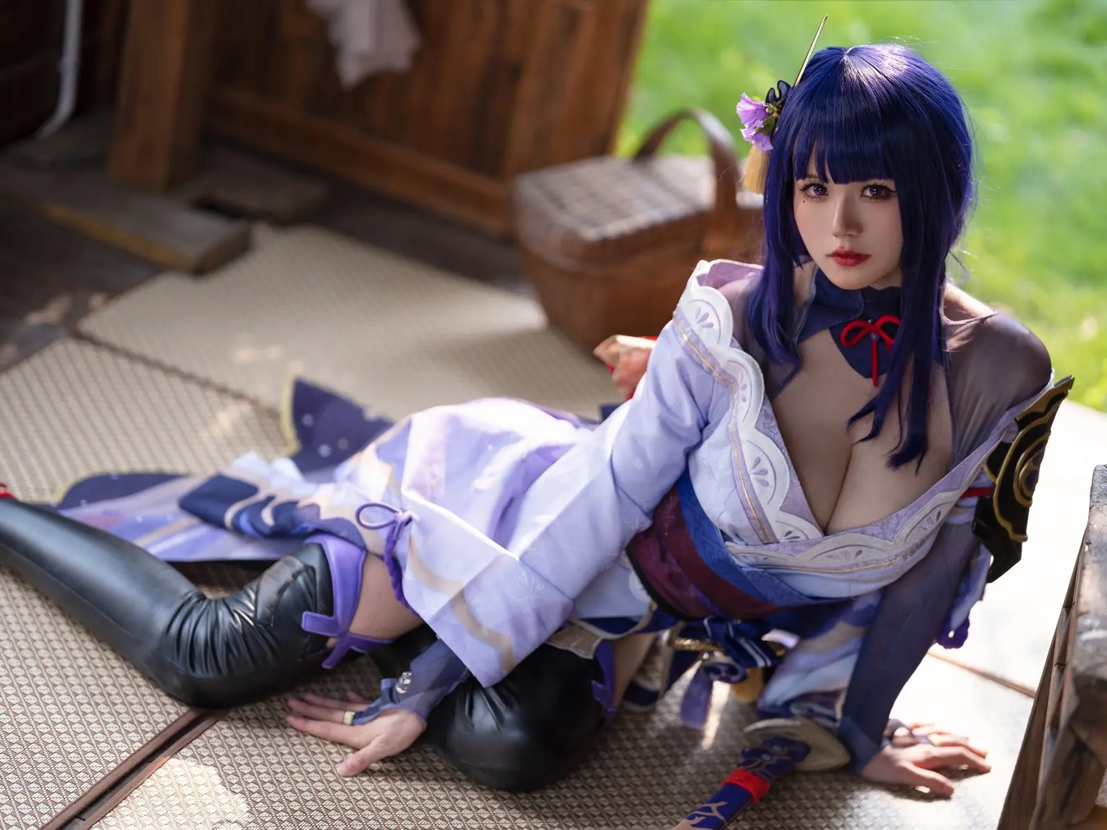 人气Coser@小仓千代 原神 雷电将军