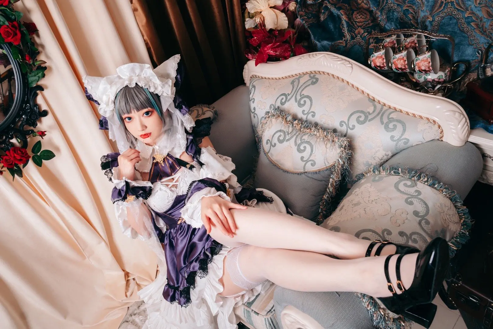 碧蓝航线 柴郡猫cosplay-公众号小姨ai