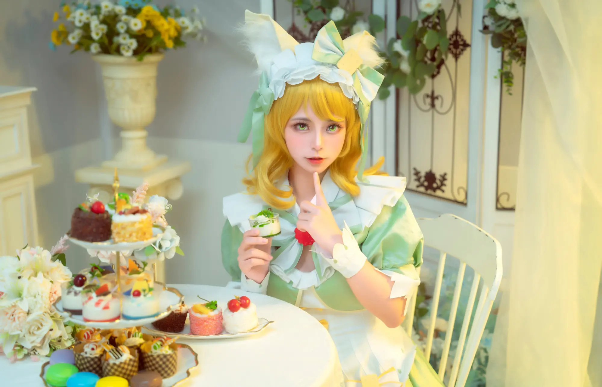 《王者荣耀》妲己 抹茶甜心cosplay-公众号小姨ai