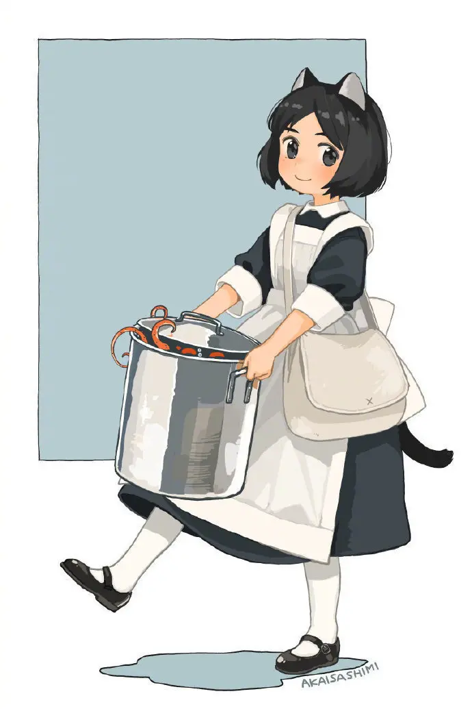 p站画师作品 兽娘 画师 赤井さしみ ​​​ ​​​​-公众号小姨ai