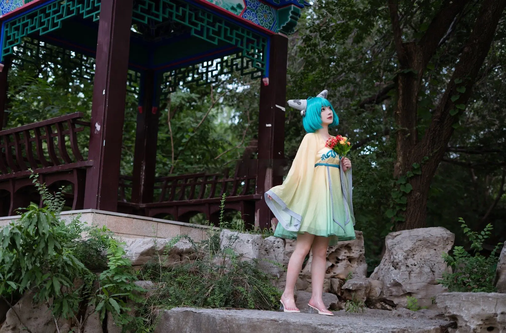 《王者荣耀》蔡文姬cosplay-公众号小姨ai