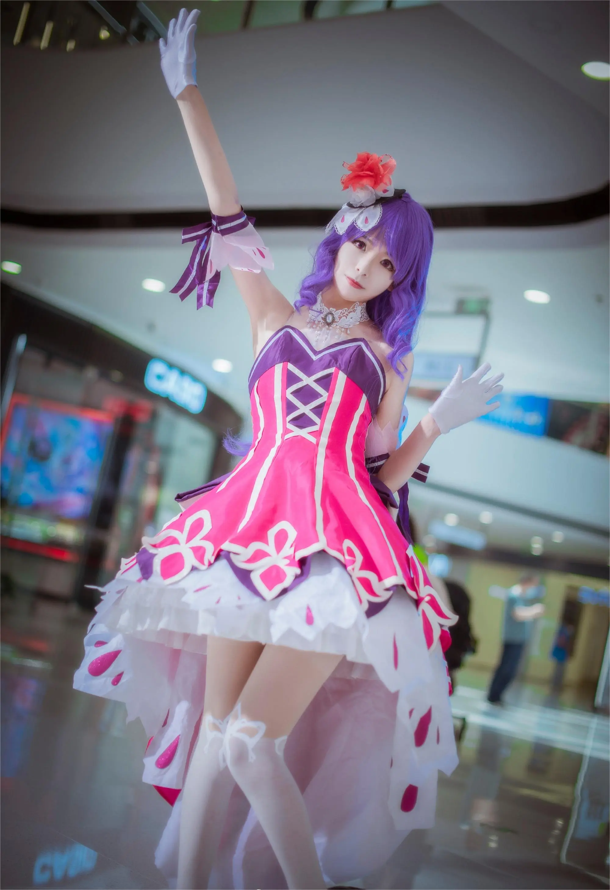 《王者荣耀》王昭君偶像歌手cosplay-公众号小姨ai