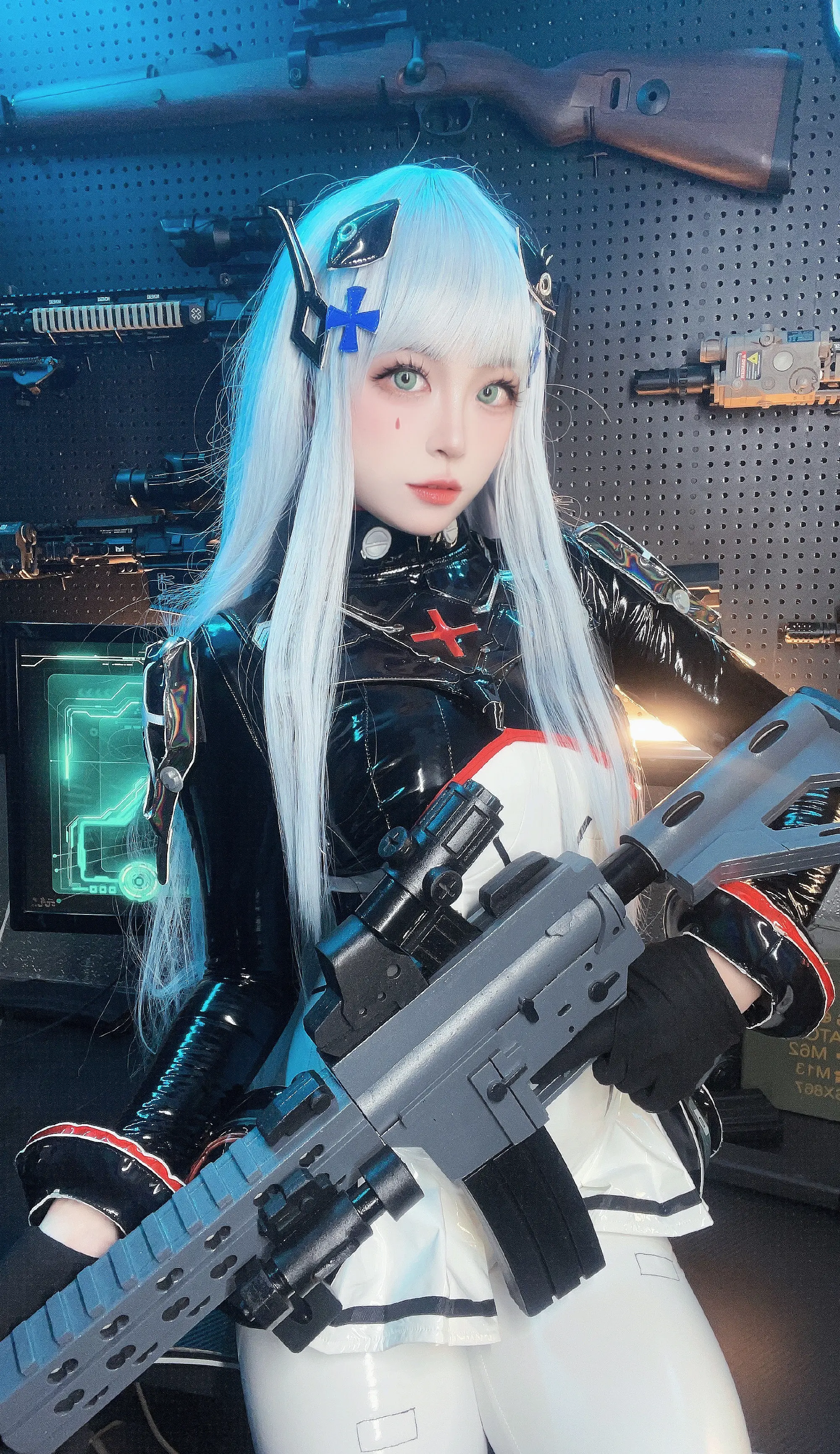 《少女前线2》HK416 – 子夜福音cosplay-公众号小姨ai