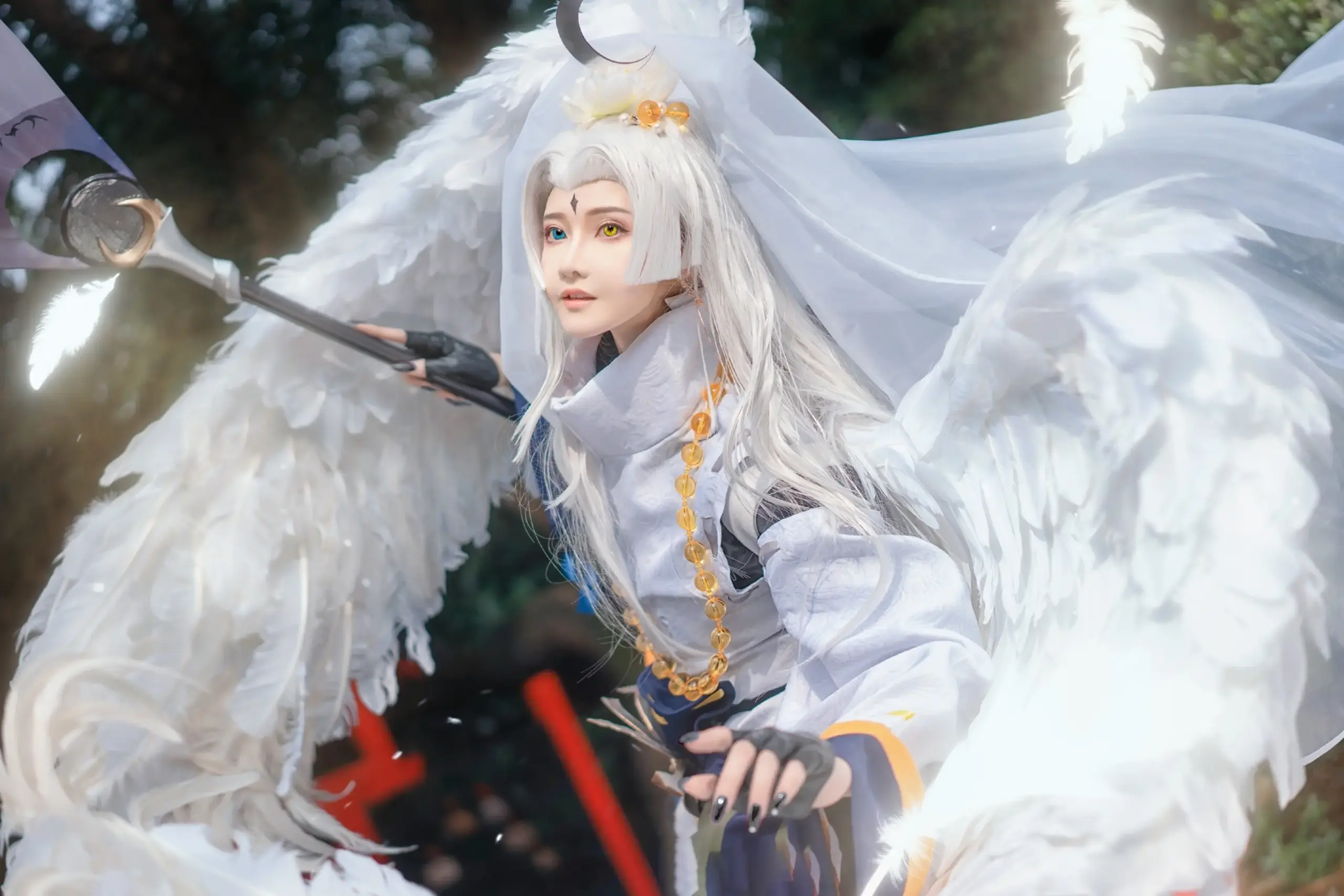 阴阳师 少羽大天狗cosplay-公众号小姨ai