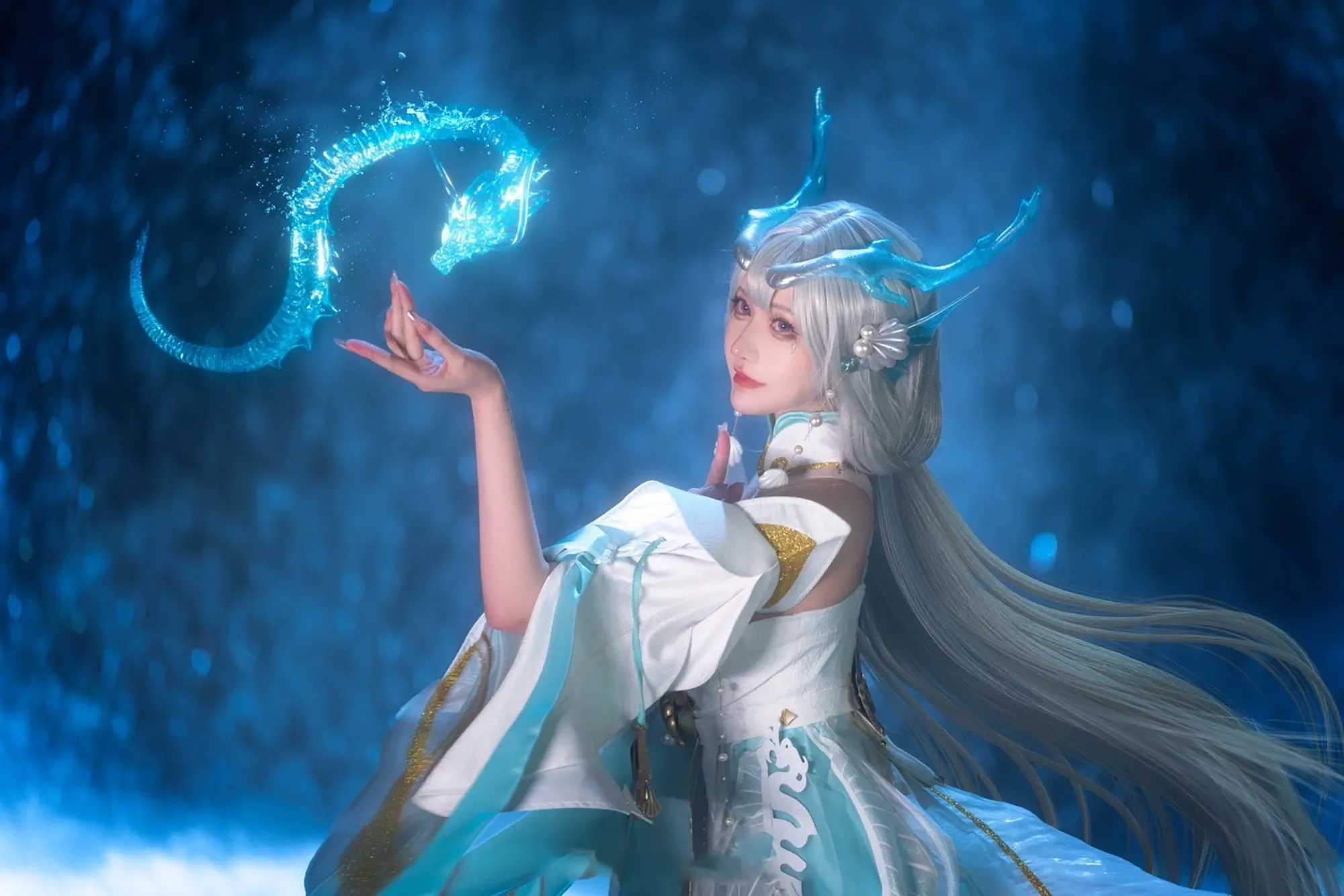 《王者荣耀》西施·游龙清影cosplay-公众号小姨ai