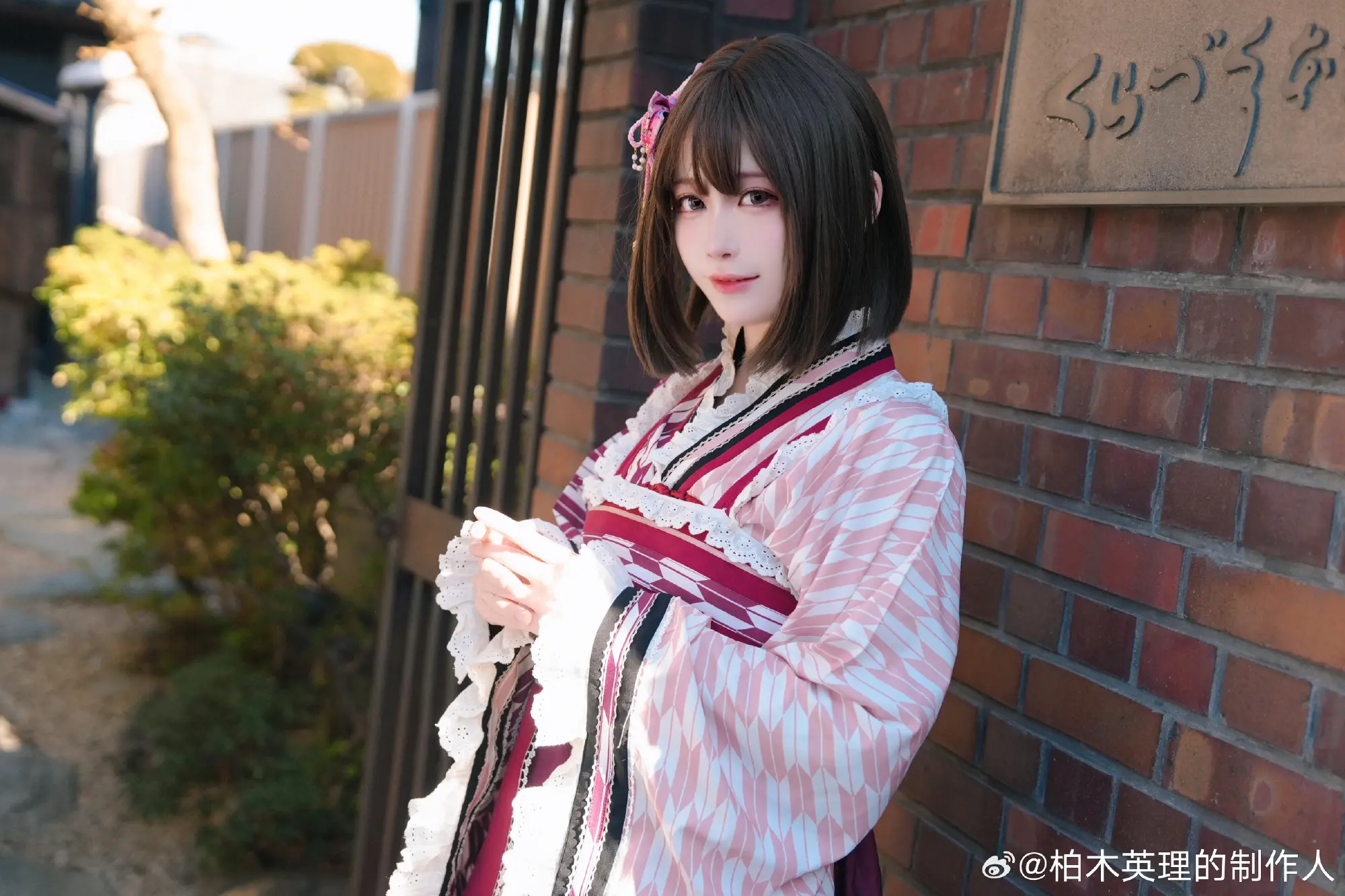 动漫Coser@柏木英理的制作人 少女写真-公众号小姨ai