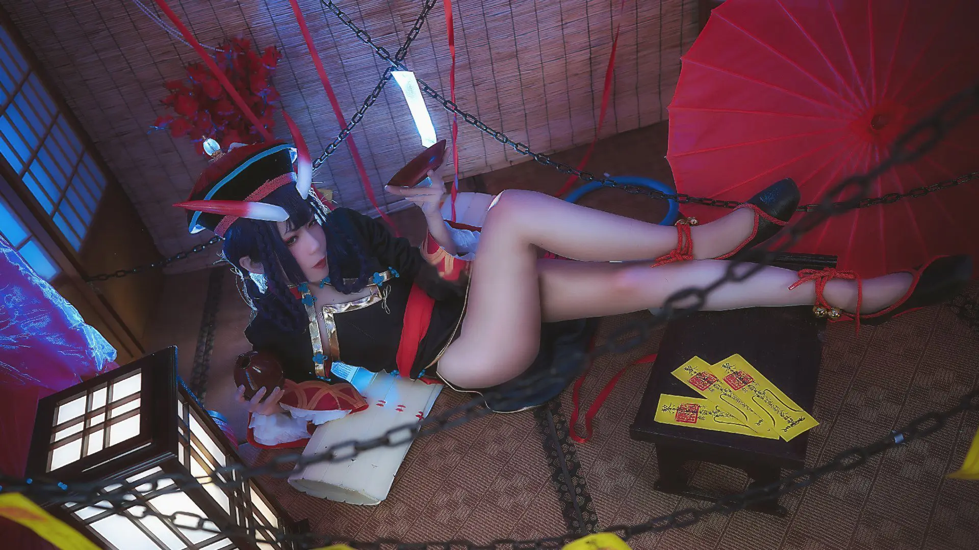 FGO 酒吞小僵尸cosplay-公众号小姨ai