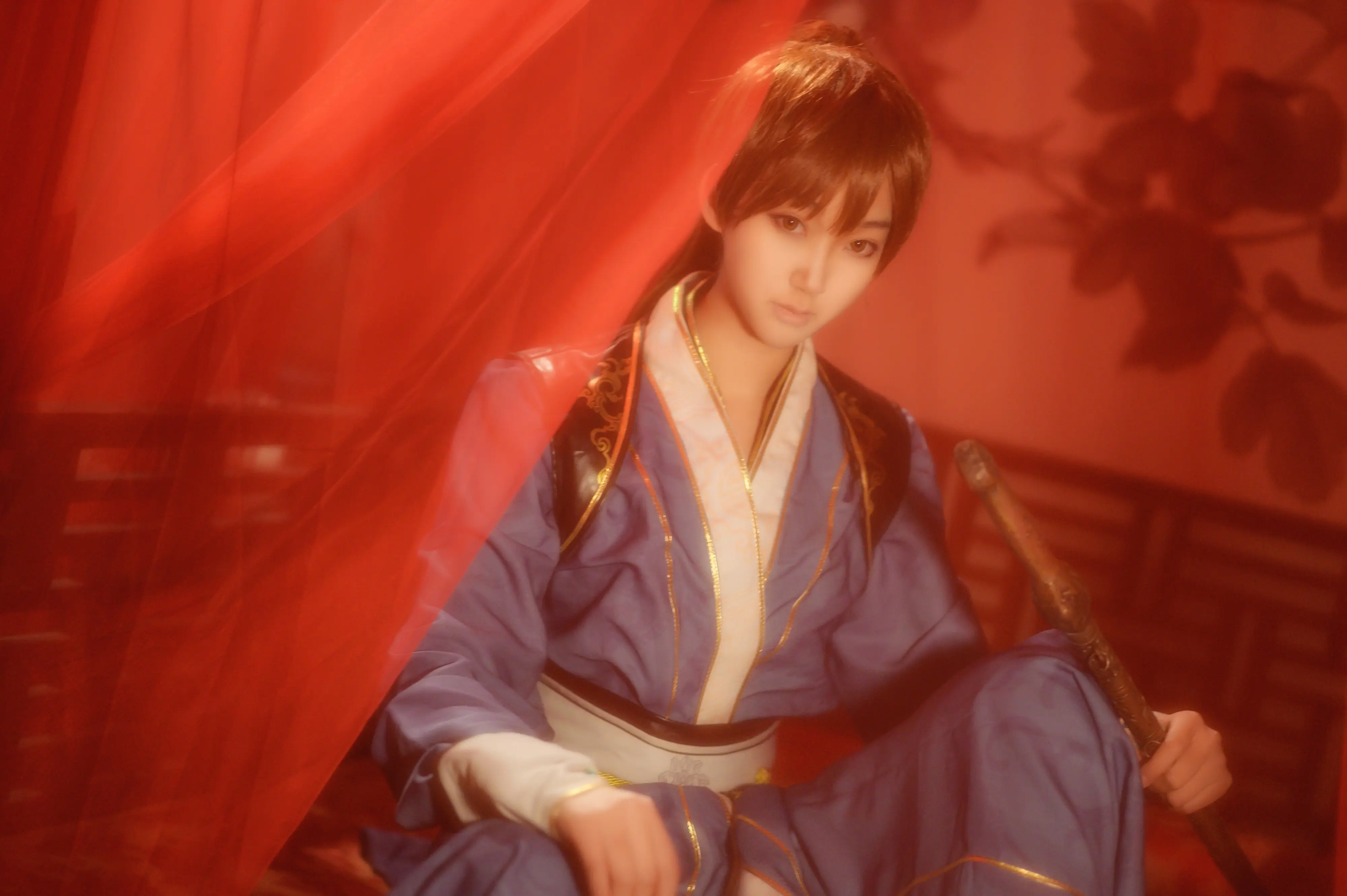 恋与制作人 白起 东风破cosplay-公众号小姨ai