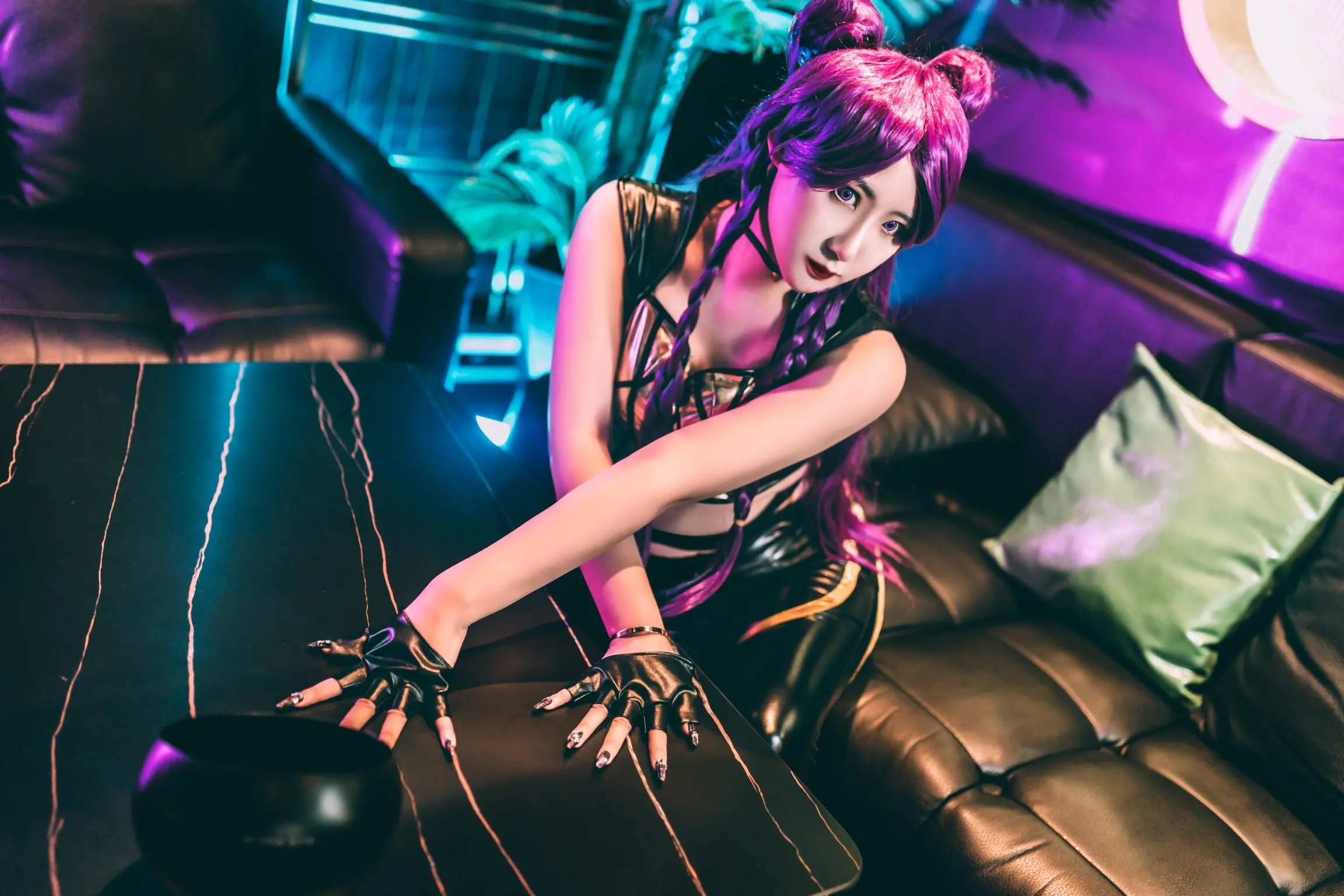 英雄联盟KDA 卡莎cosplay-公众号小姨ai