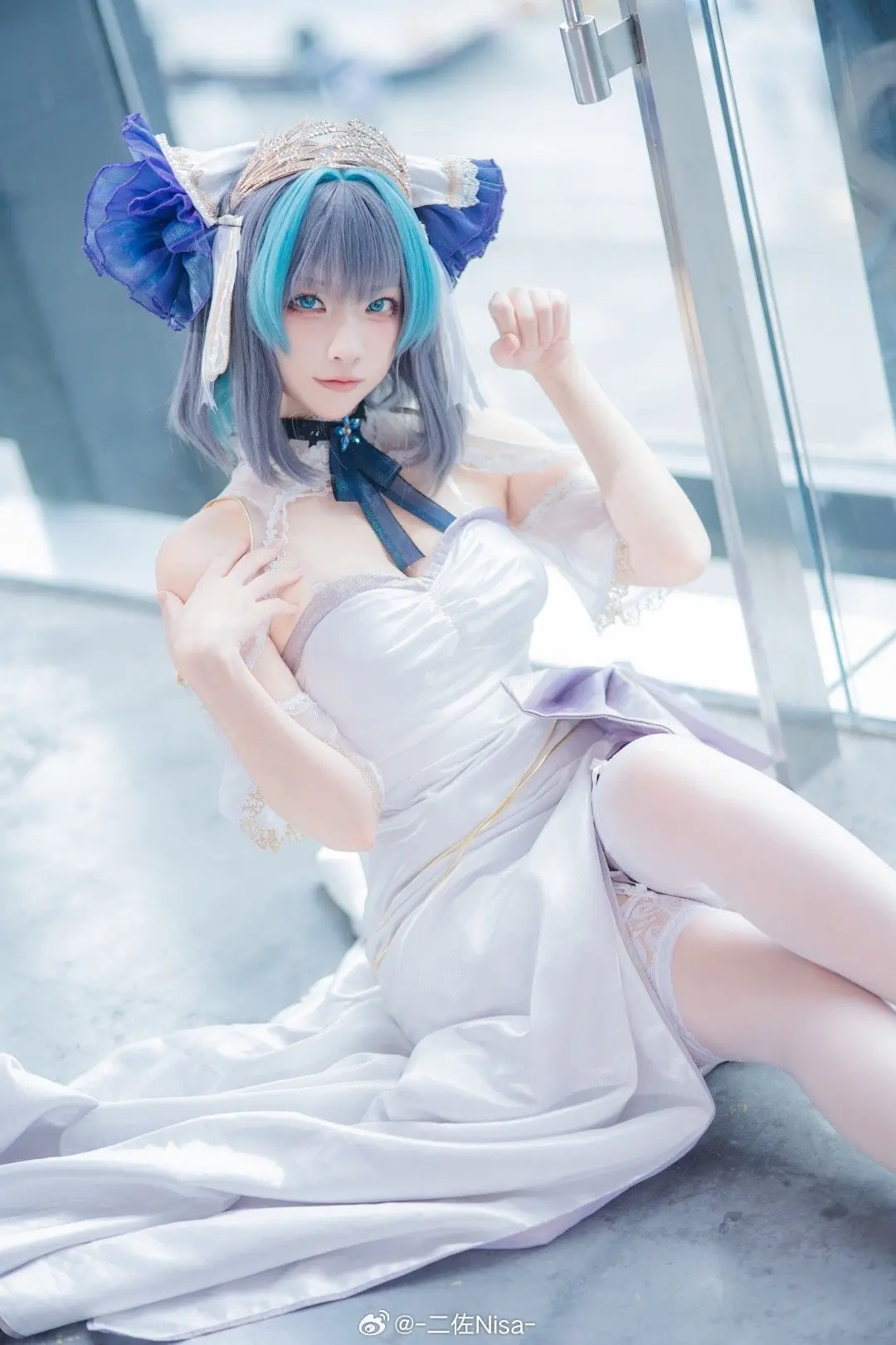 动漫Coser -二佐Nisa- 柴郡-公众号小姨ai