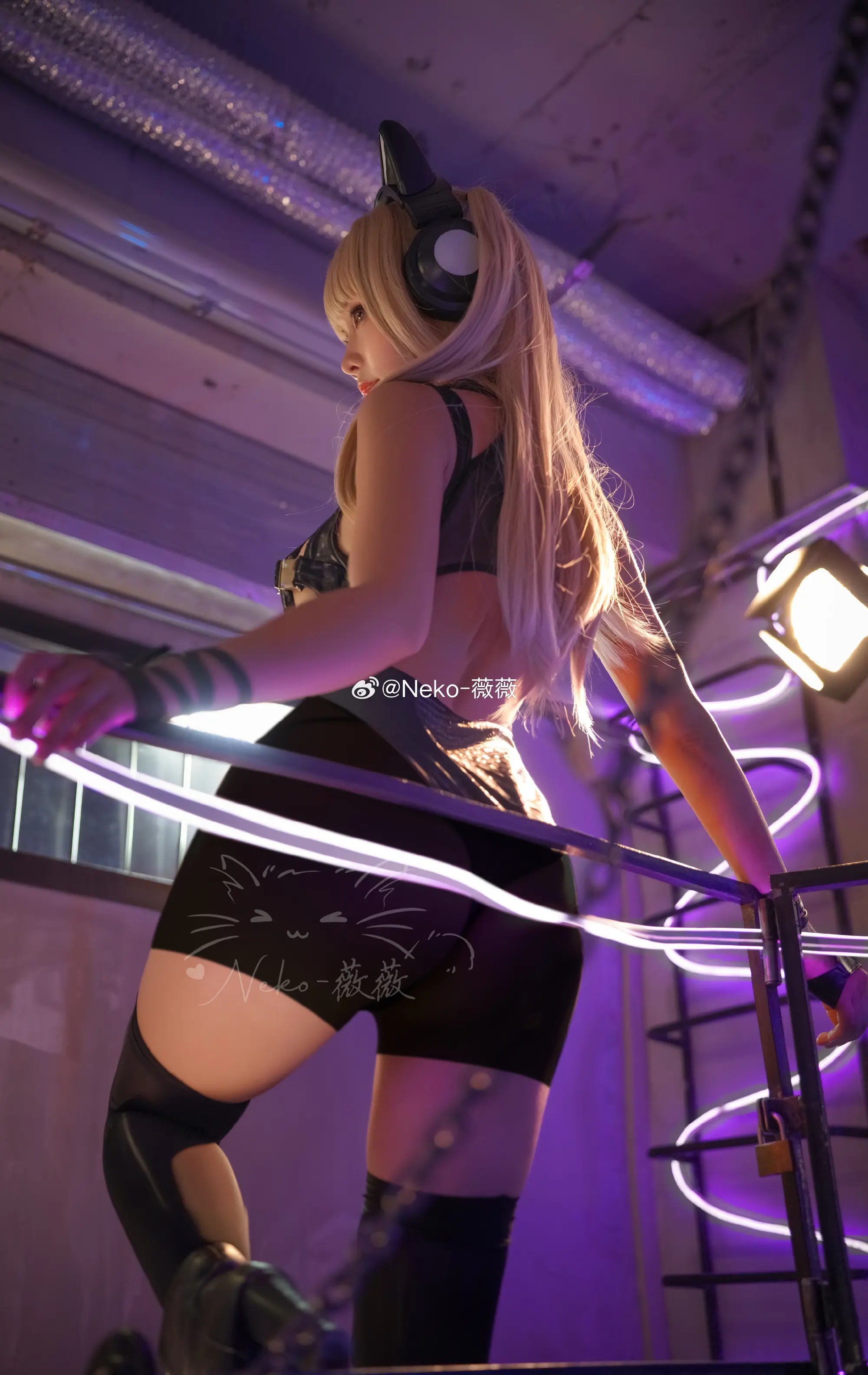 动漫Coser@Neko-薇薇 赛博猫猫-公众号小姨ai