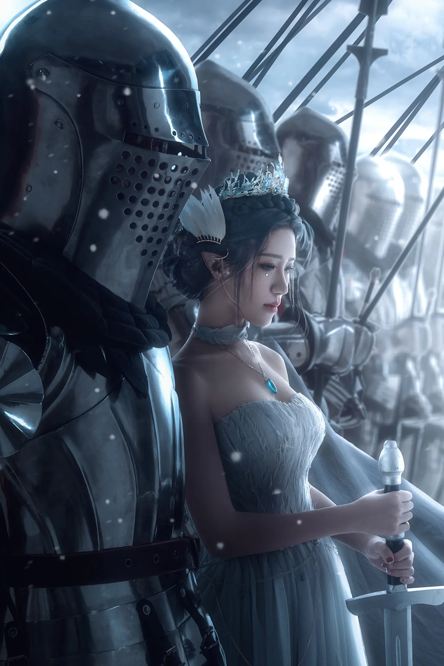 动漫Coser@月潋寒殇【鬼刀】冰公主 海琴烟-公众号小姨ai