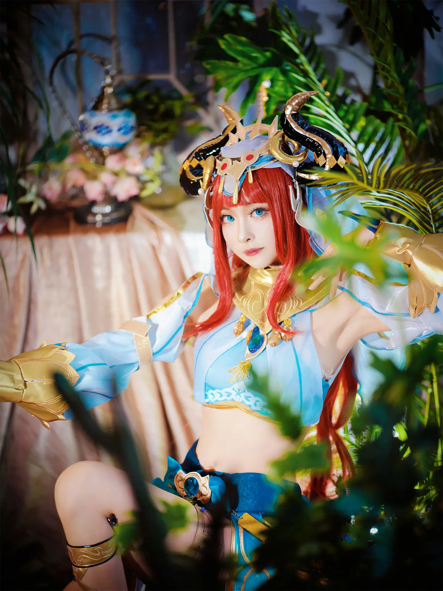 动漫Coser@子姬ZJ《原神》妮露-公众号小姨ai