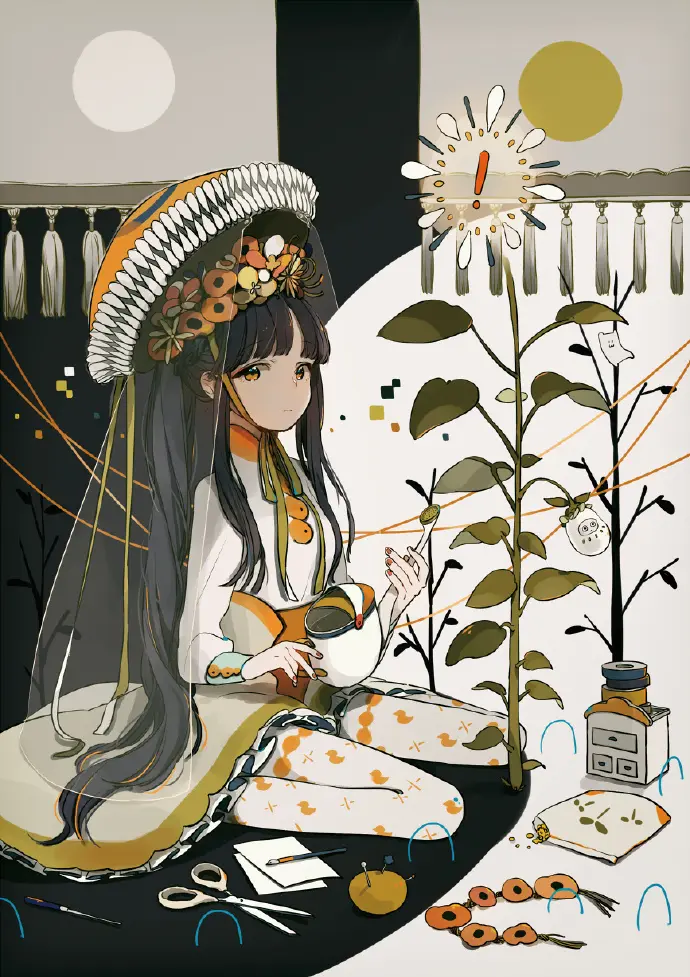 Artist:問七 Twi:toinana7 #精美奇幻插画# ​​​​