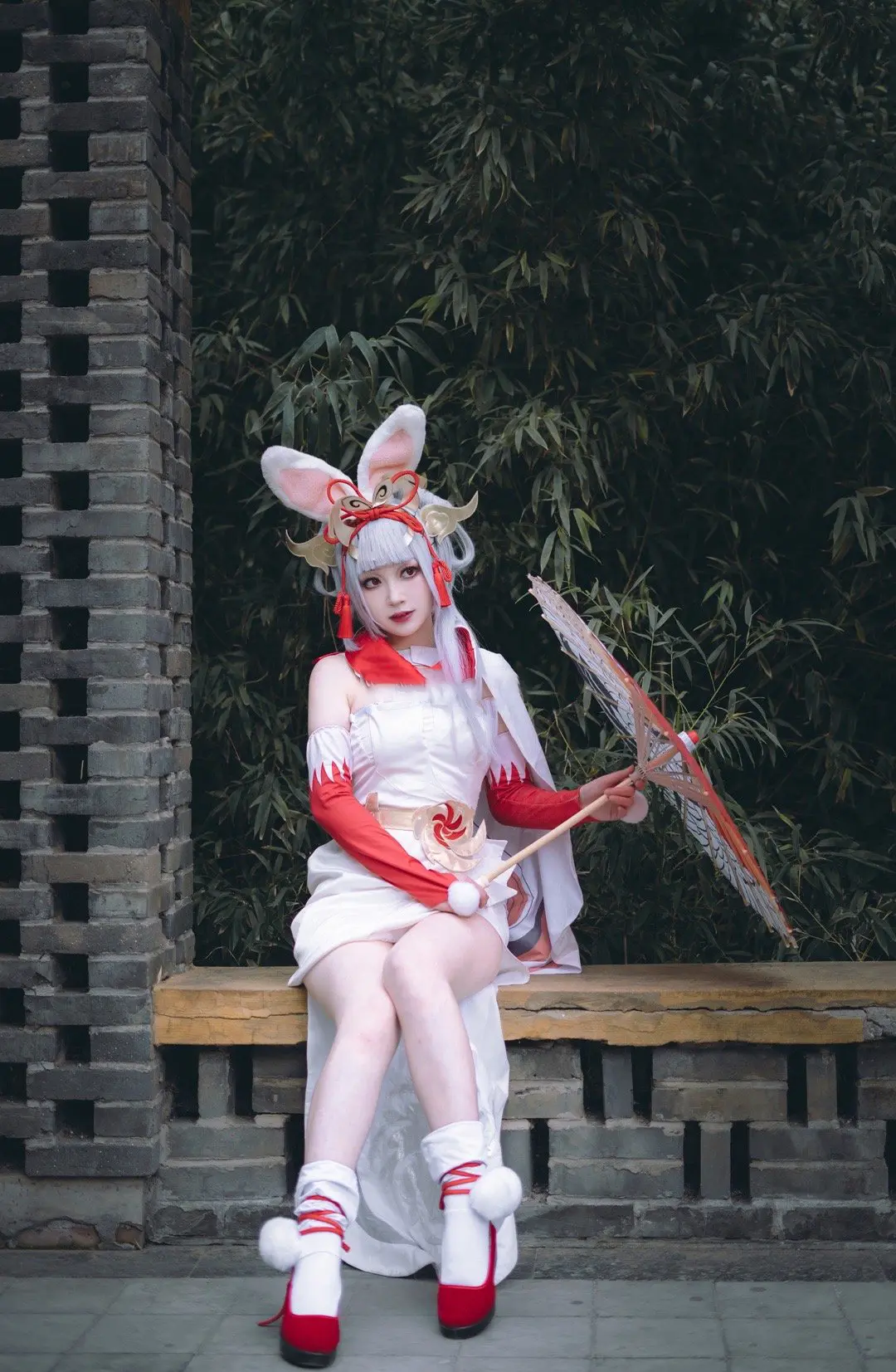 《王者荣耀》公孙离祈雪灵祝cosplay-公众号小姨ai