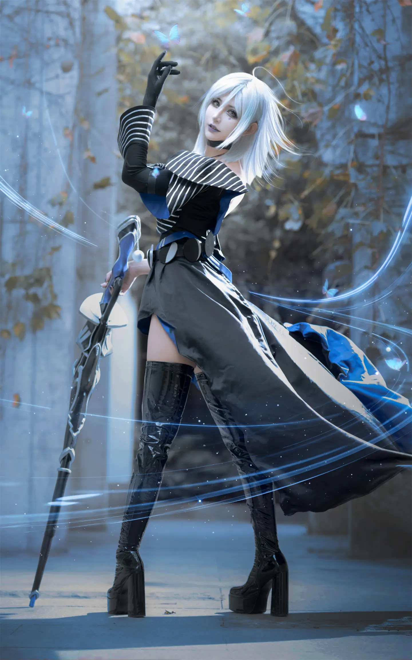 动漫Coser@阮邑Fairy《宿命回响：弦上的叹息》月光-公众号小姨ai