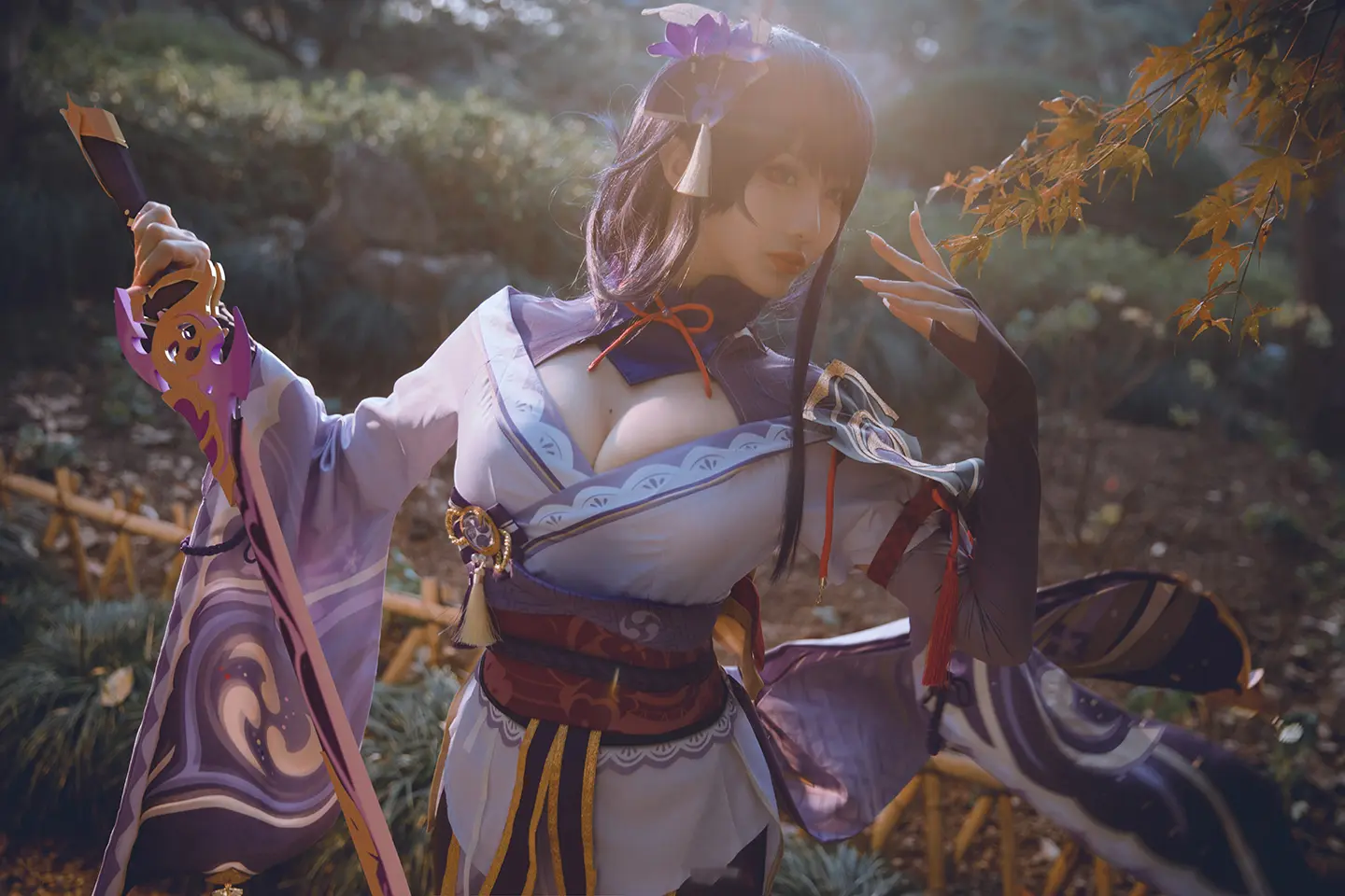 《原神》 雷电将军cosplay-公众号小姨ai