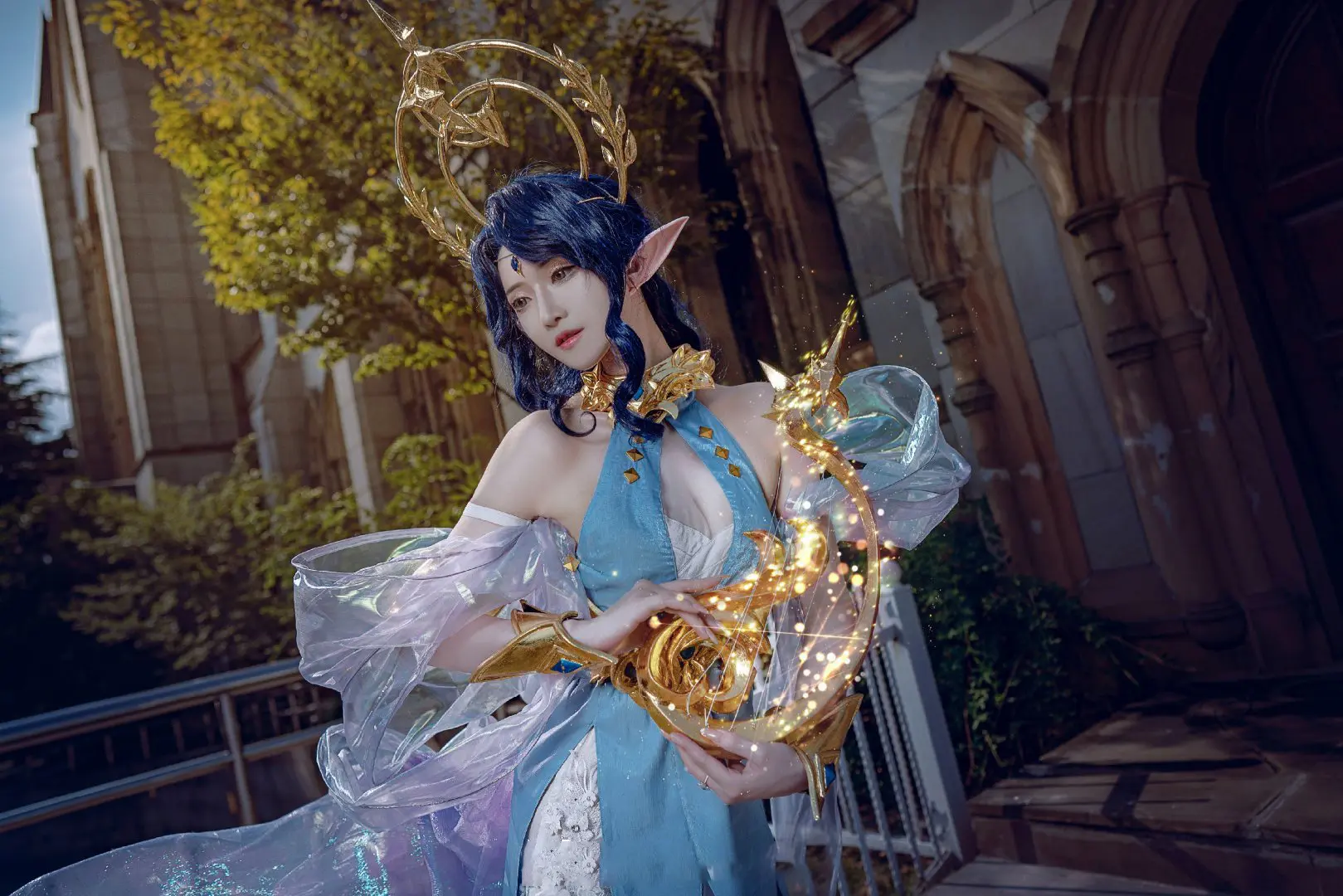 魔灵时代 月光女神cosplay-公众号小姨ai