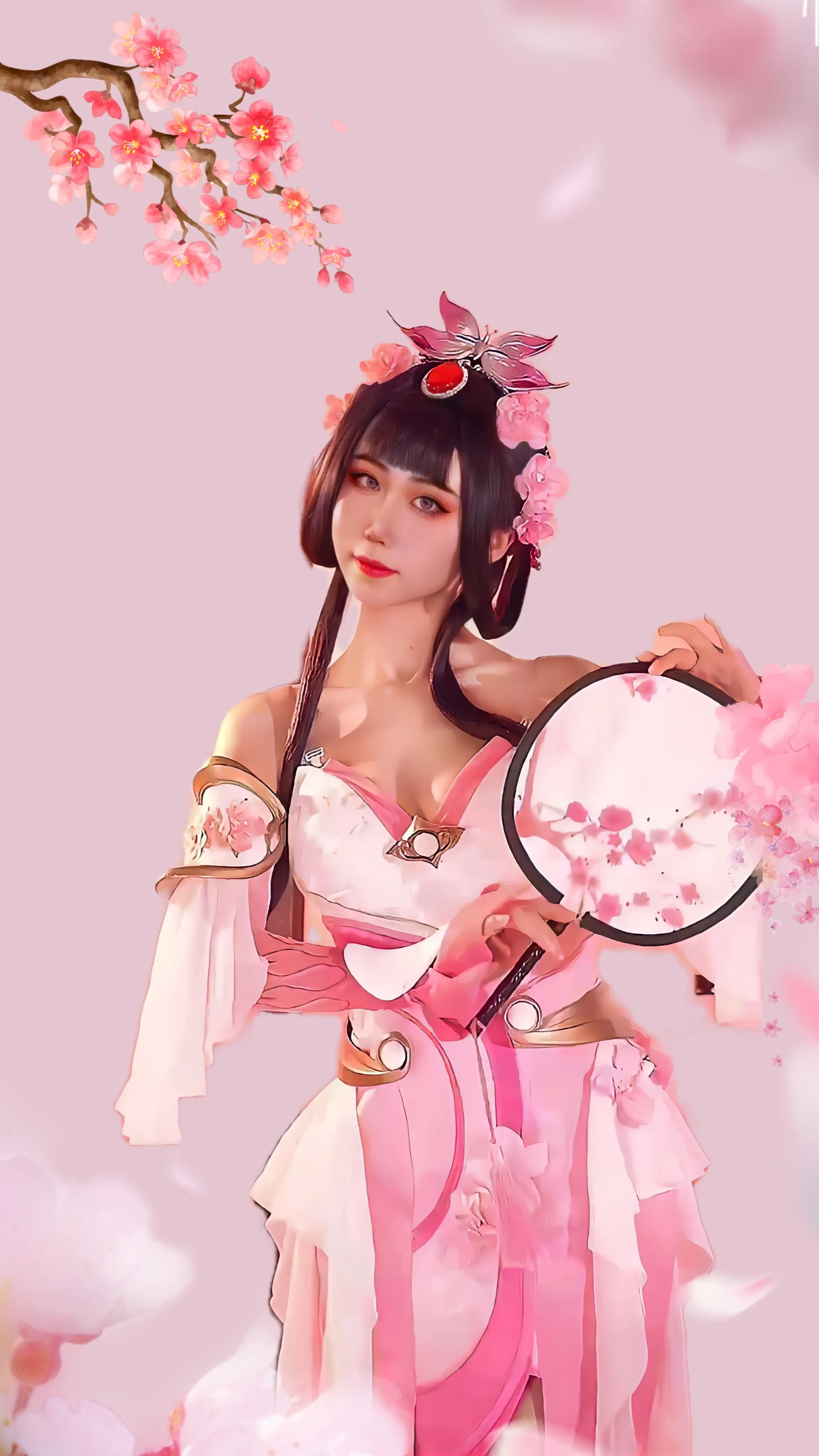 王者荣耀甄姬游园惊梦Cosplay-公众号小姨ai