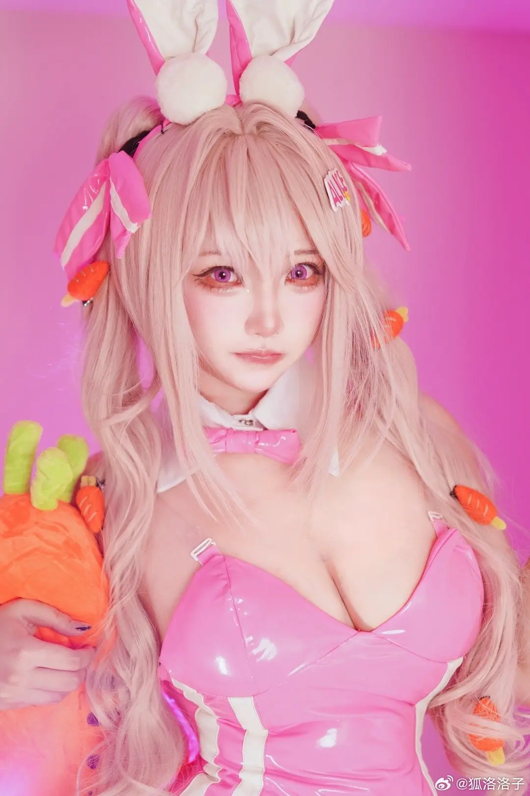 COSPLAY nikke 超话#二次元cos大赏#  🐰是爱丽丝兔兔的cos～🥕@狐洛洛子 COSPLAY-第6张