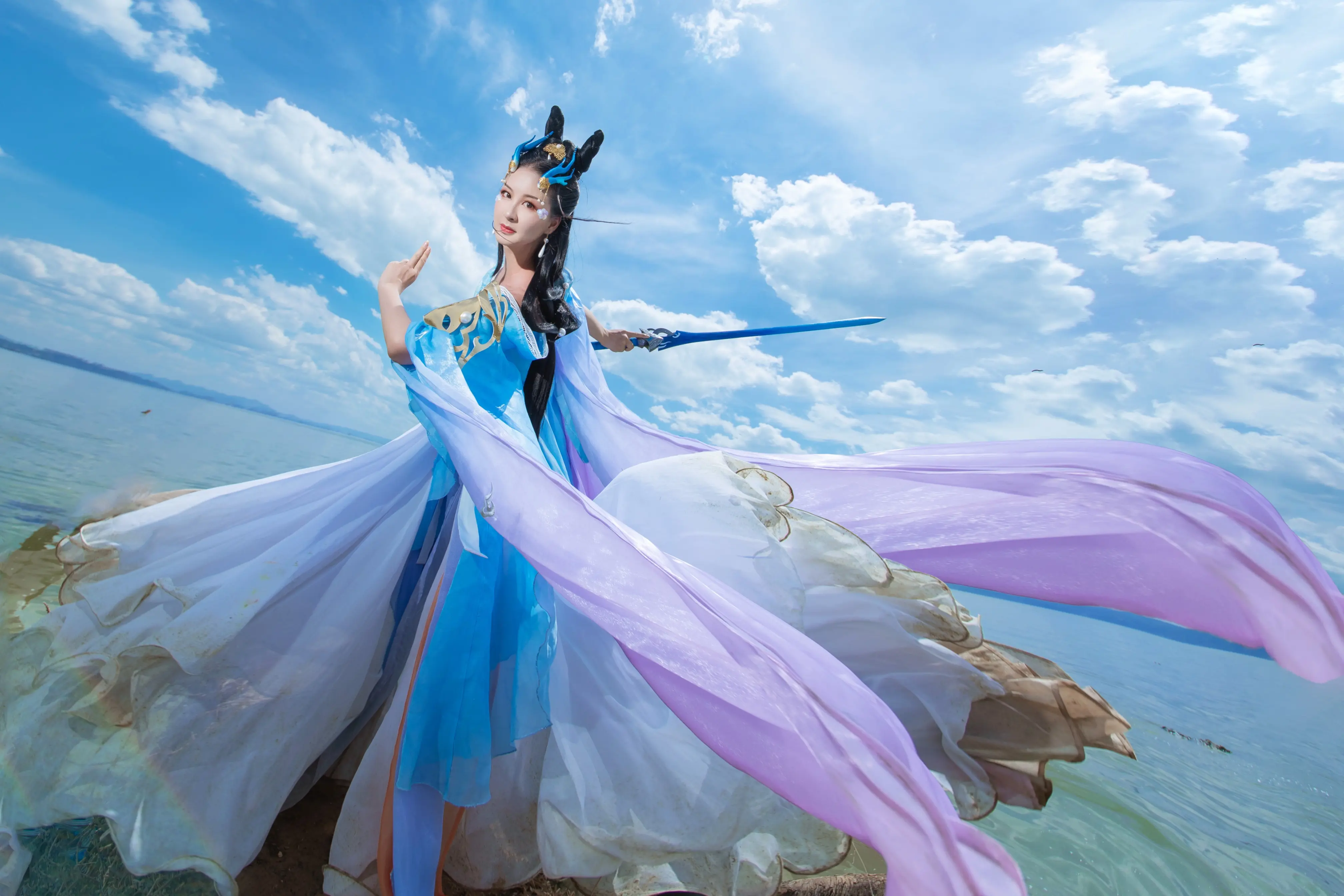 【cos正片/瑶音】天涯明月刀·画龙致雨-公众号小姨ai