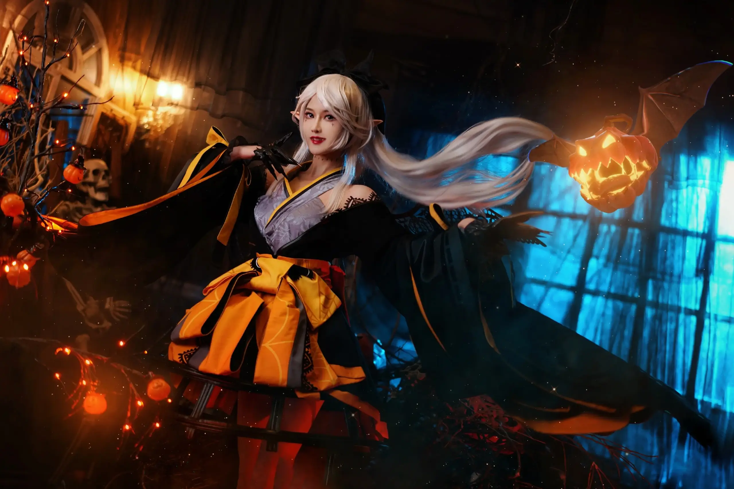 决战平安京  吸血姬·魅夜蝠影cosplay-公众号小姨ai