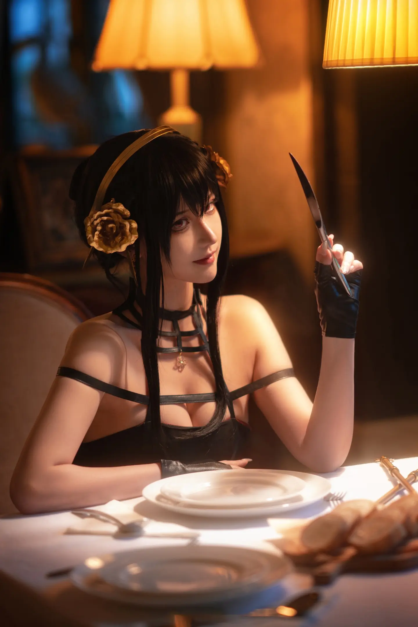 动漫Coser@露兒大魔王_《SPY×FAMILY》荆棘公主约尔·福杰-公众号小姨ai