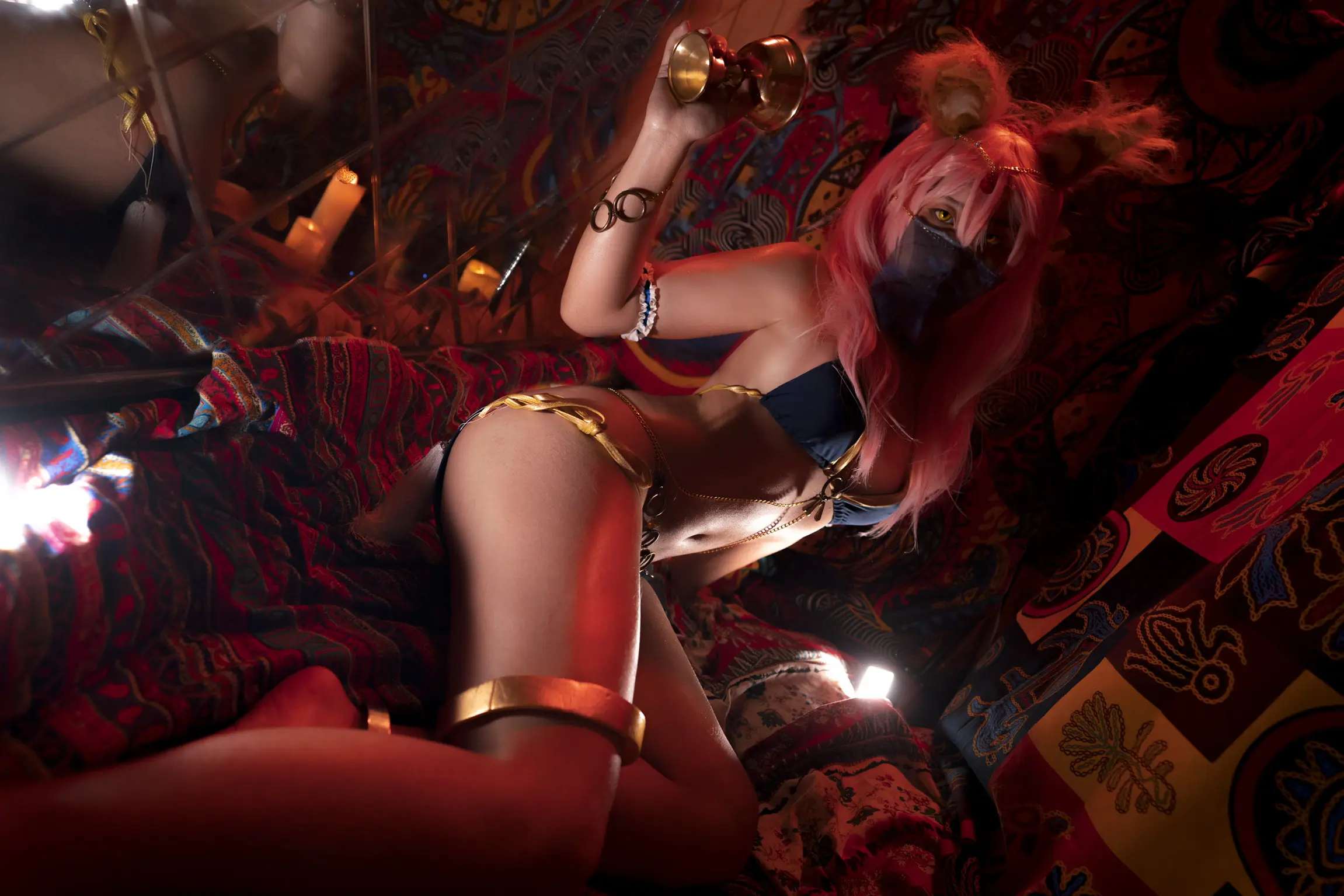玉藻前舞娘cosplay-公众号小姨ai