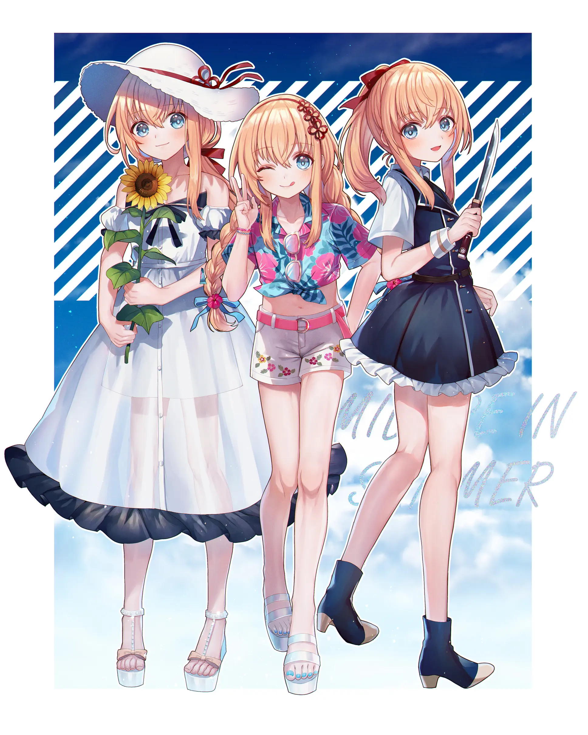 【P站画师】P站官网 PIXIV アバンドン蘭花的插画作品