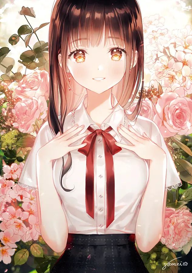 Artist:gomzi Twi:gcmzi #唯美少女头像# ​​​​