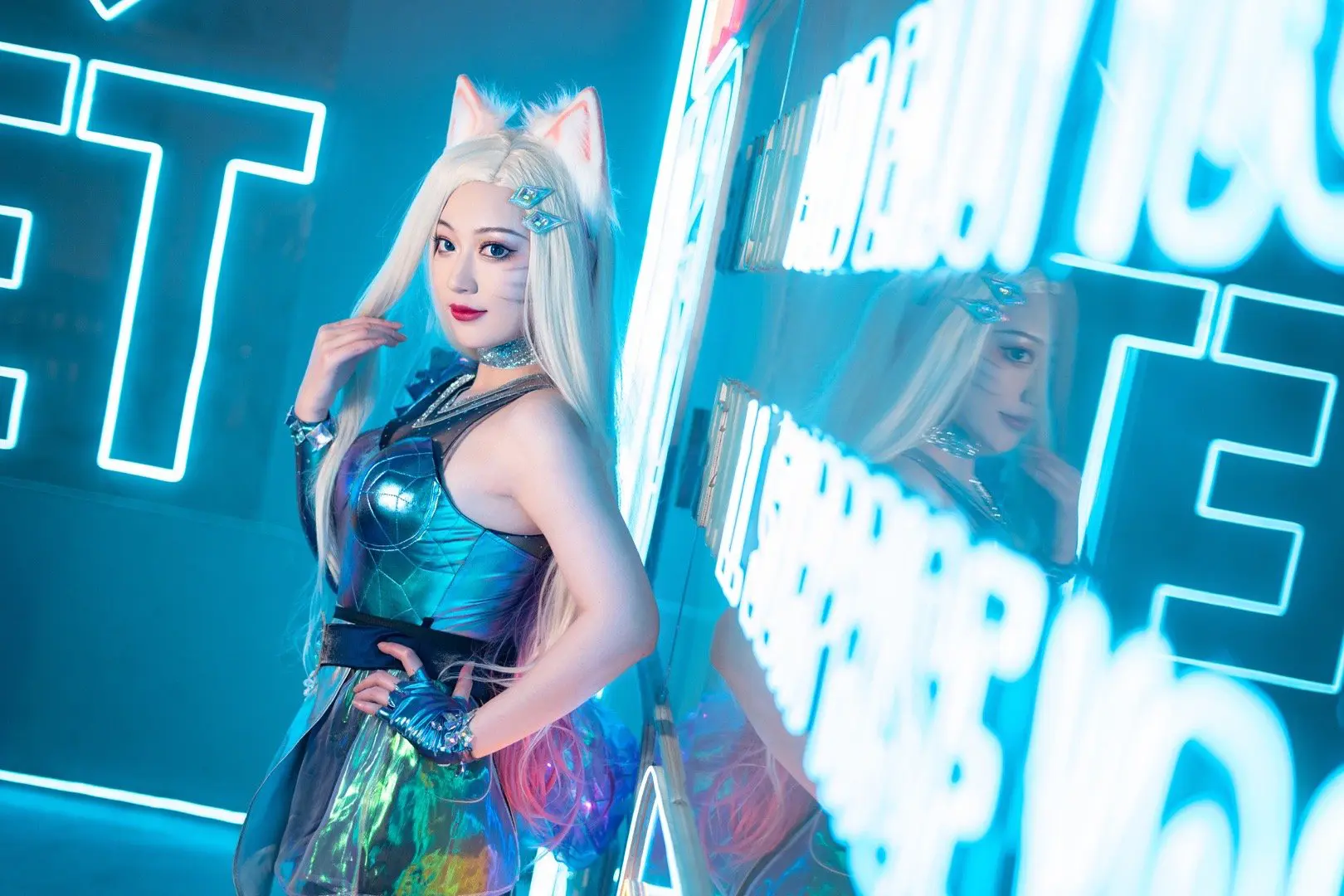 《英雄联盟》阿狸cosplay-公众号小姨ai